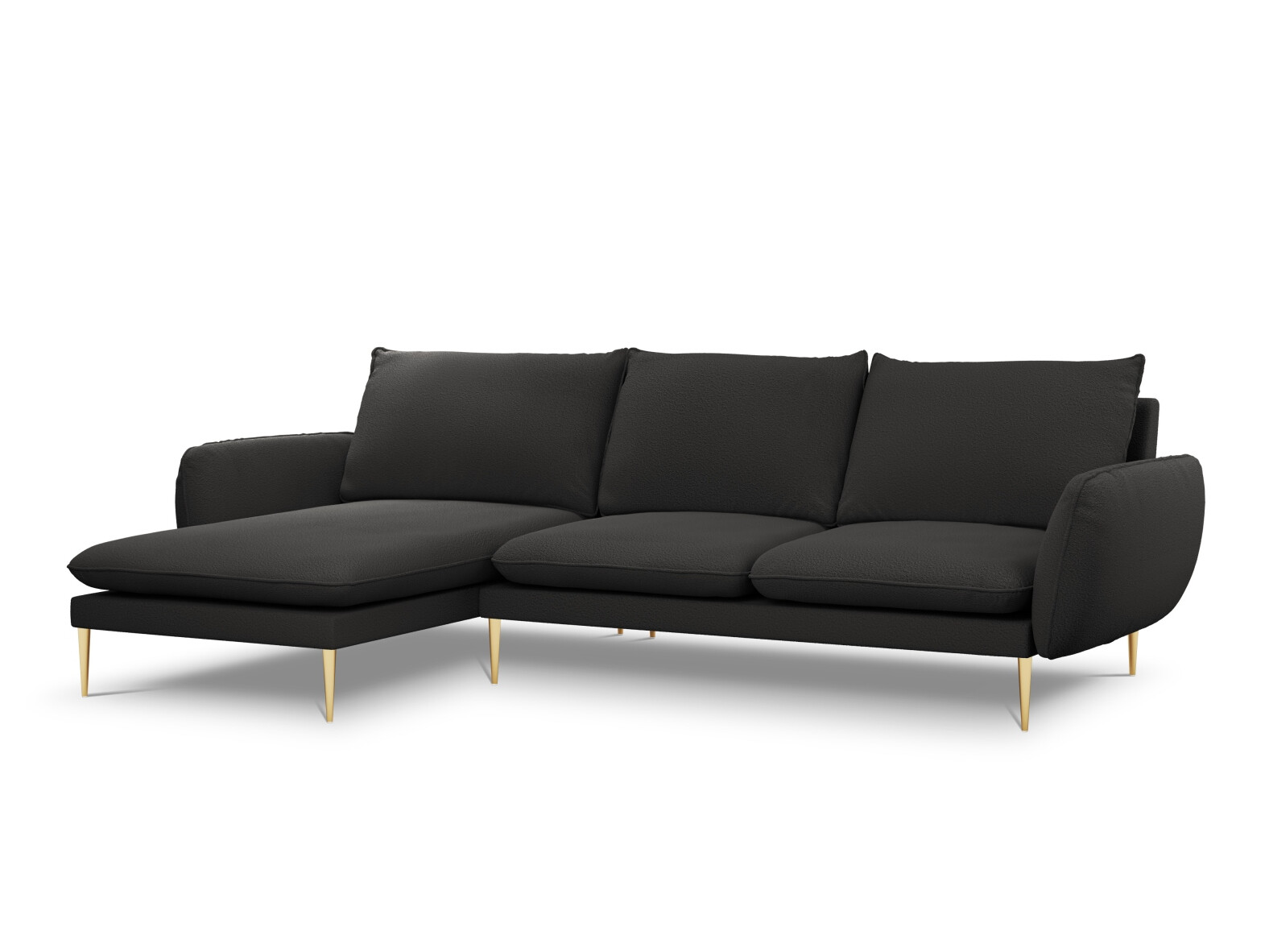 Minkštas kampas Ferlevi 131 (Ascot Black)