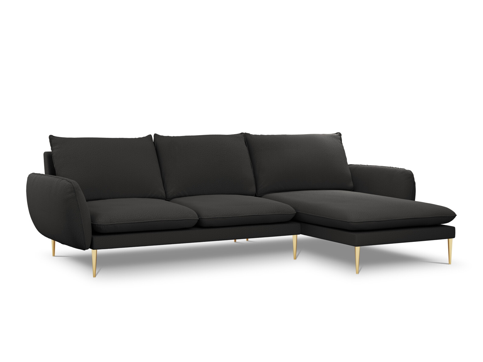 Minkštas kampas Ferlevi 131 (Ascot Black)