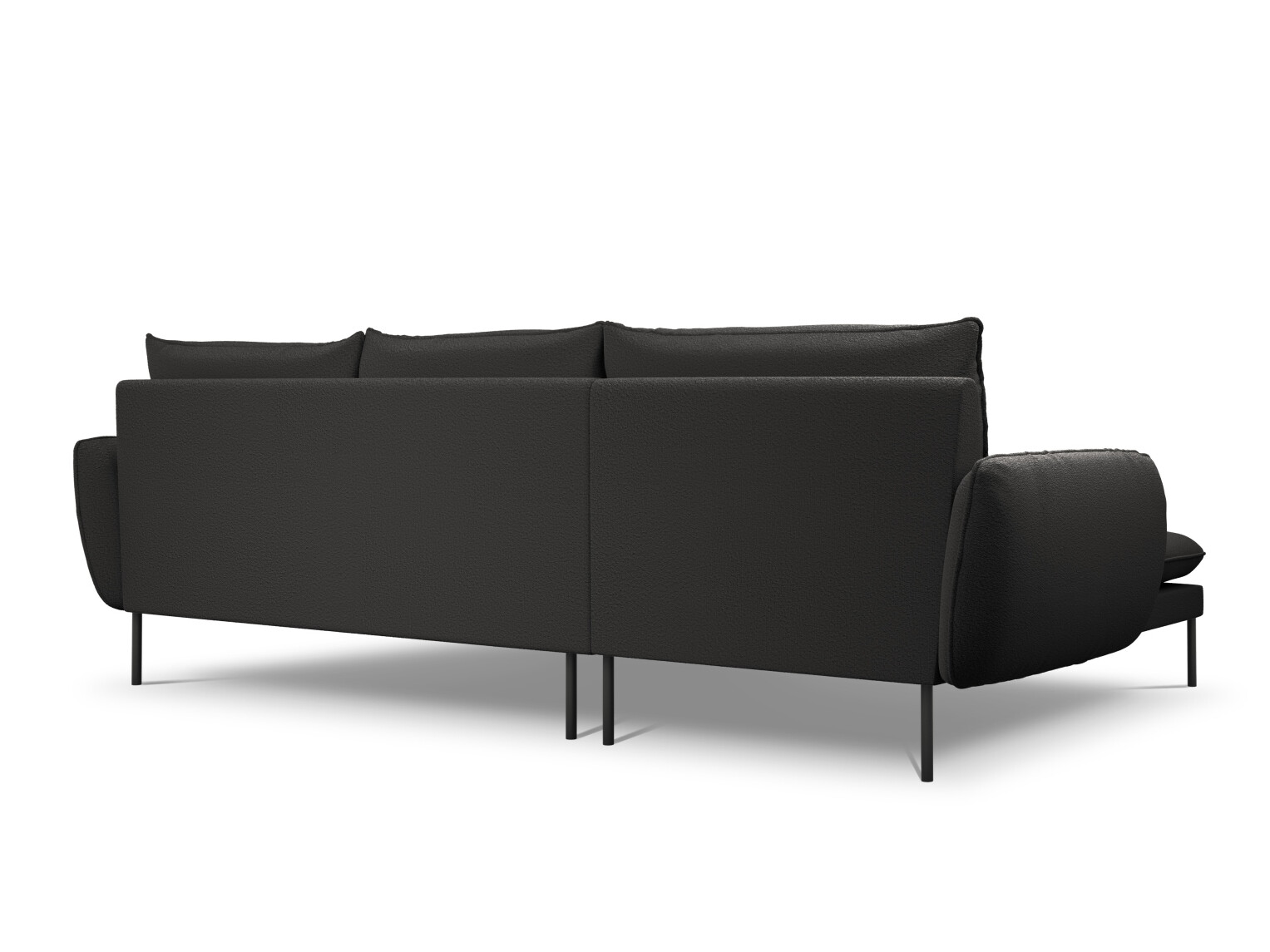 Minkštas kampas Ferlevi 131 (Ascot Black)