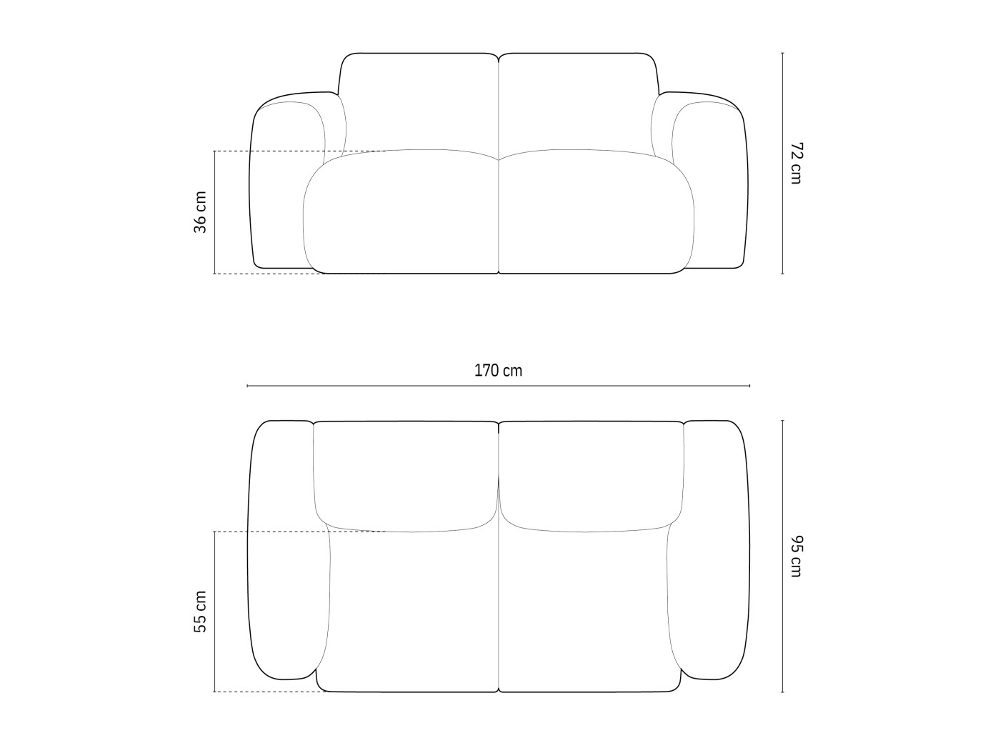 Sofa Talfere 102 (Casino Cuoio)