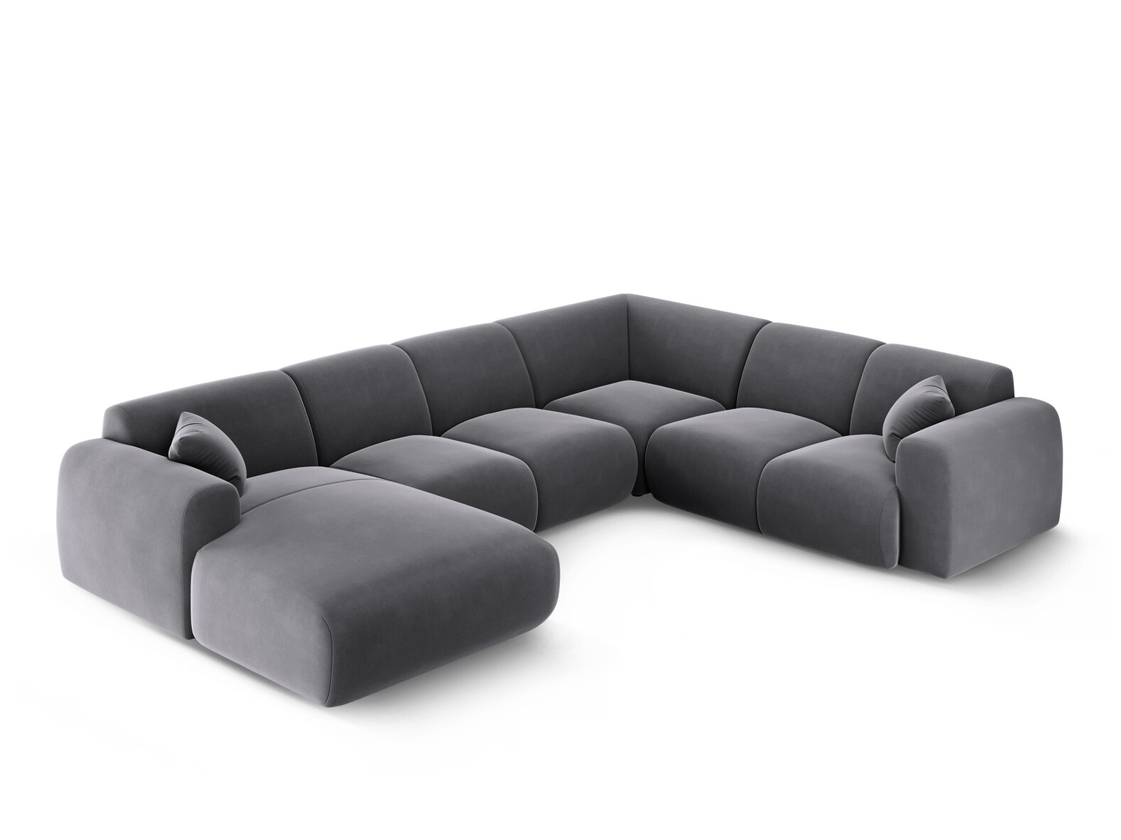 Minkštas kampas Talfere 107 (Casino Graphite)
