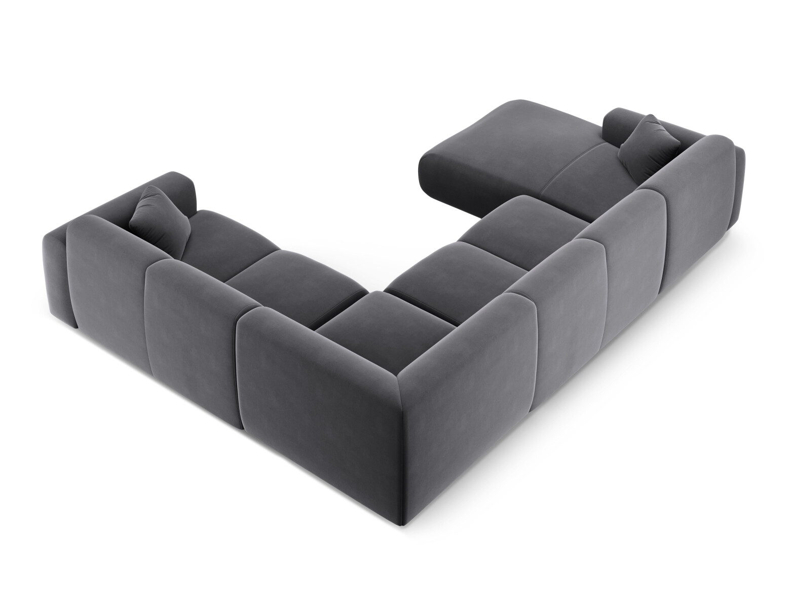 Minkštas kampas Talfere 107 (Casino Graphite)