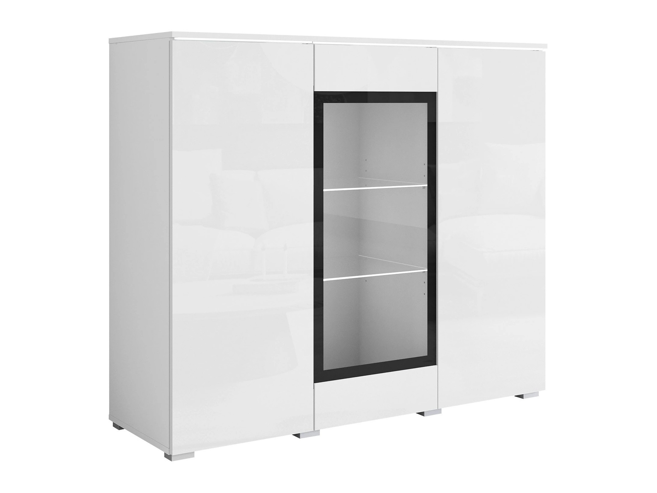 Spintelė Mirfivo 103 (Balta + Blizgi balta)