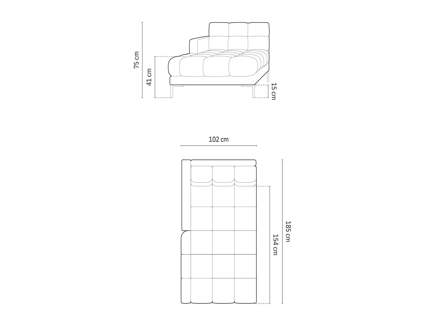 Kušetė Calelbe 112 (Bluvel 18)