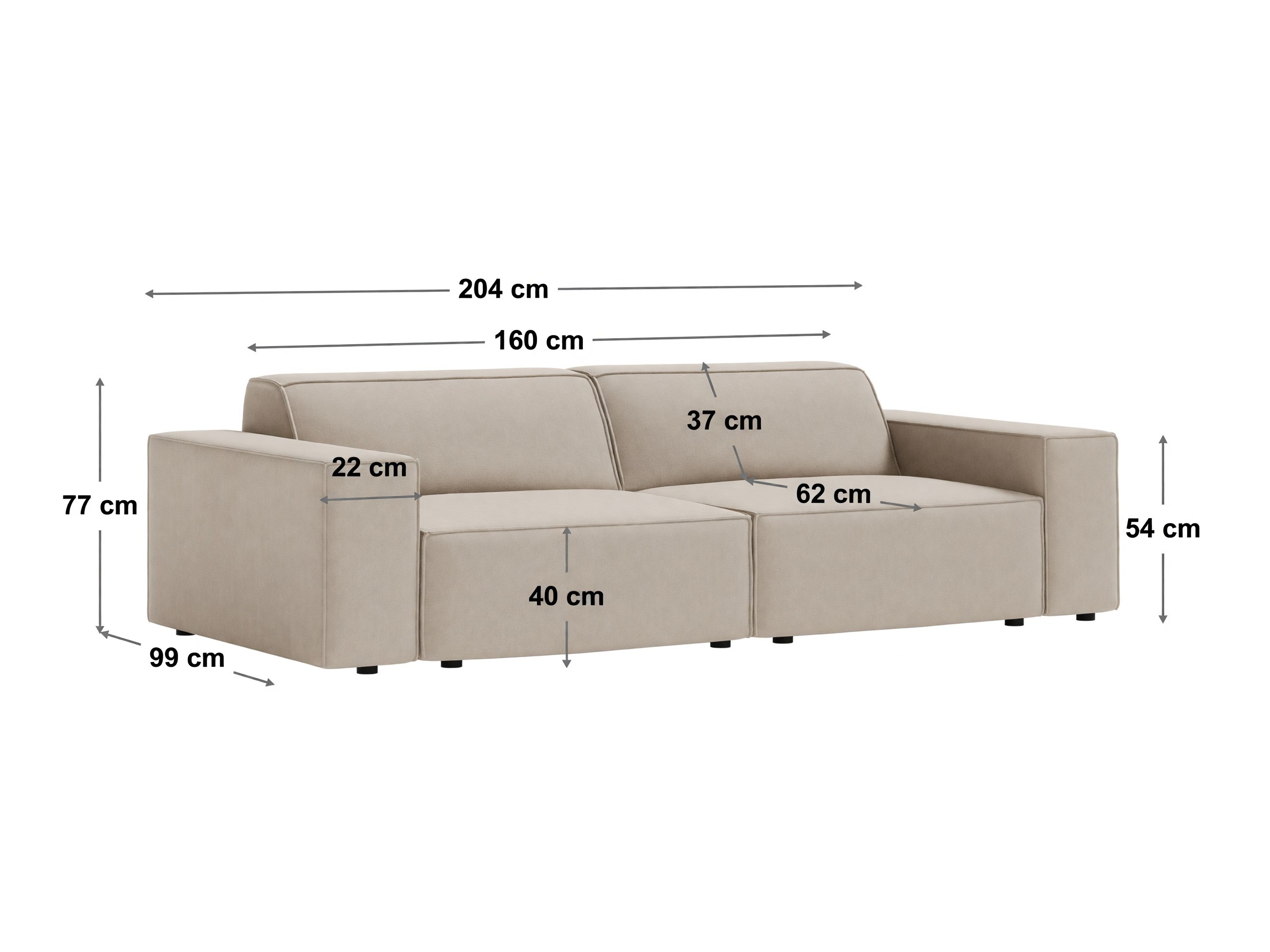 Modulinė sofa Lomcalu 132 (Baloo 2073)