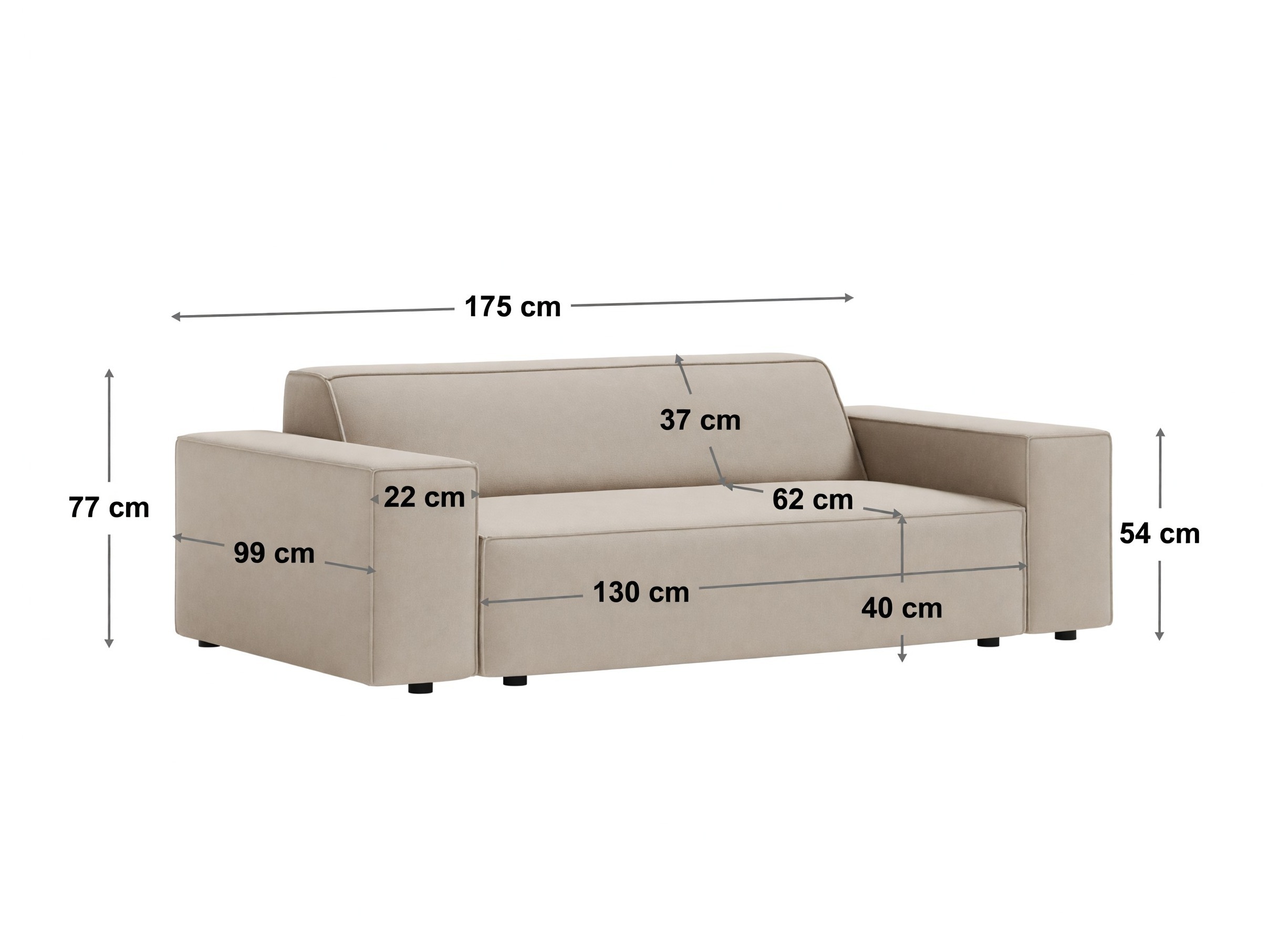 Sofa Lomcalu 133 (Baloo 2085)