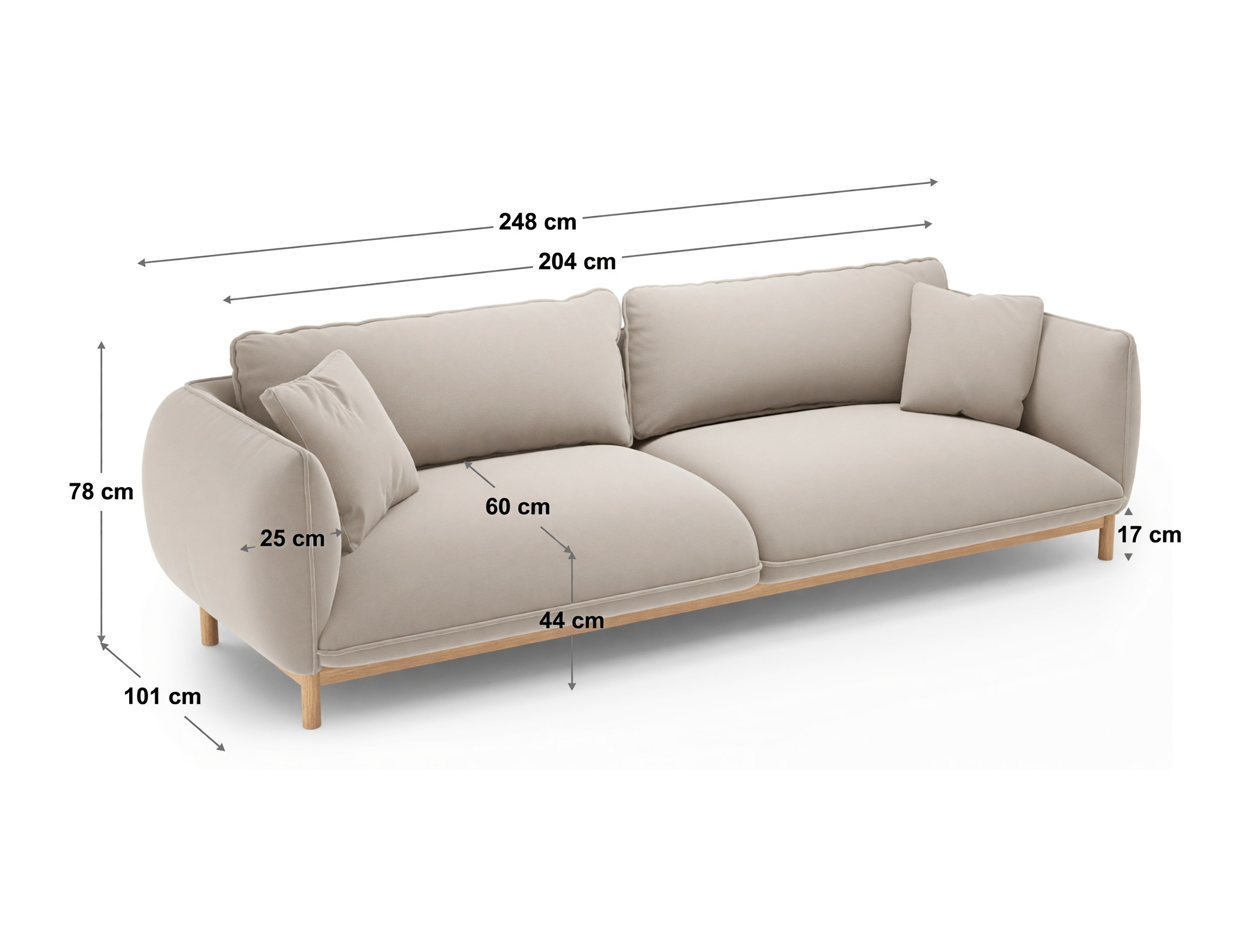 Sofa Romvese 104 (Wind 77)