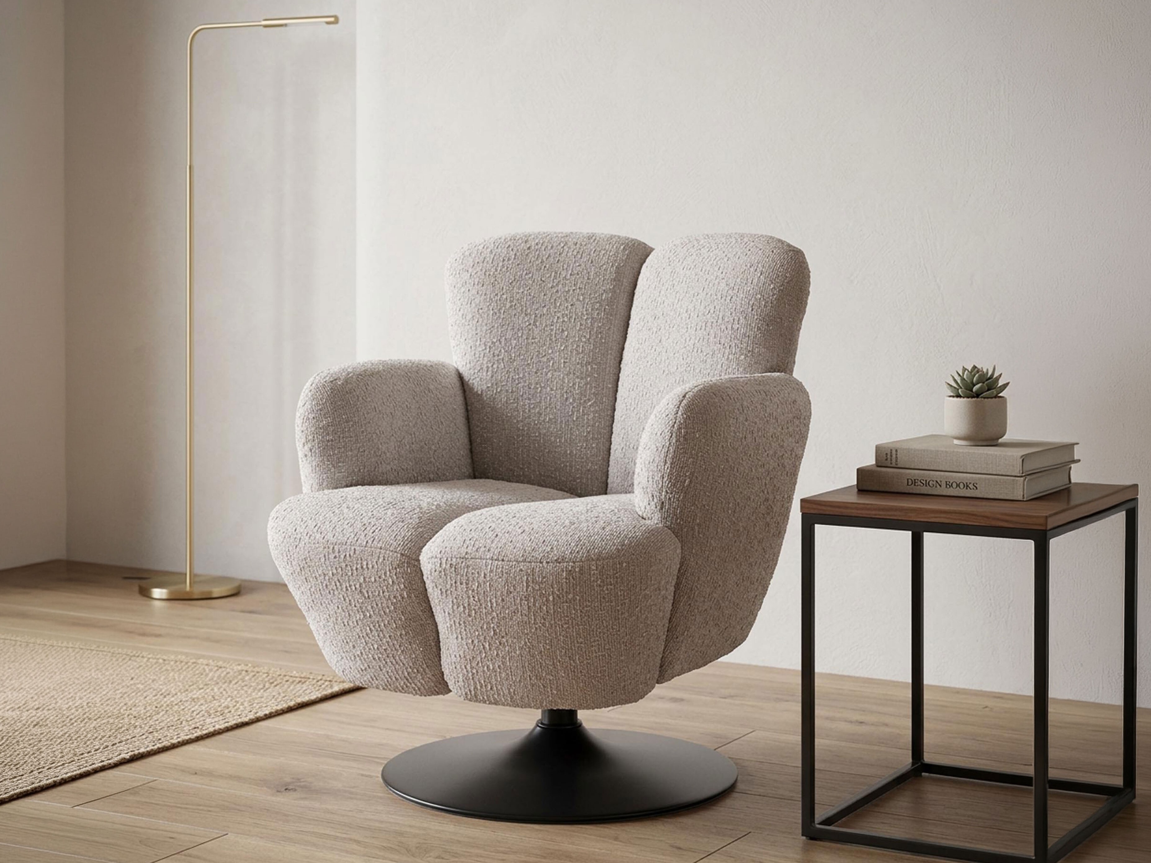 Fotelis Houston 2145 (Smėlinė)