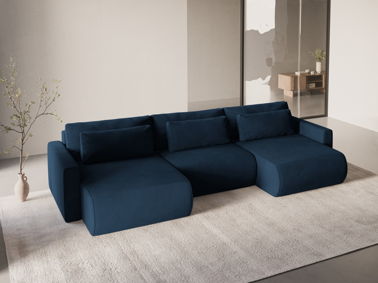 Minkštas kampas Beckley 388 (Magic Velvet 2204)