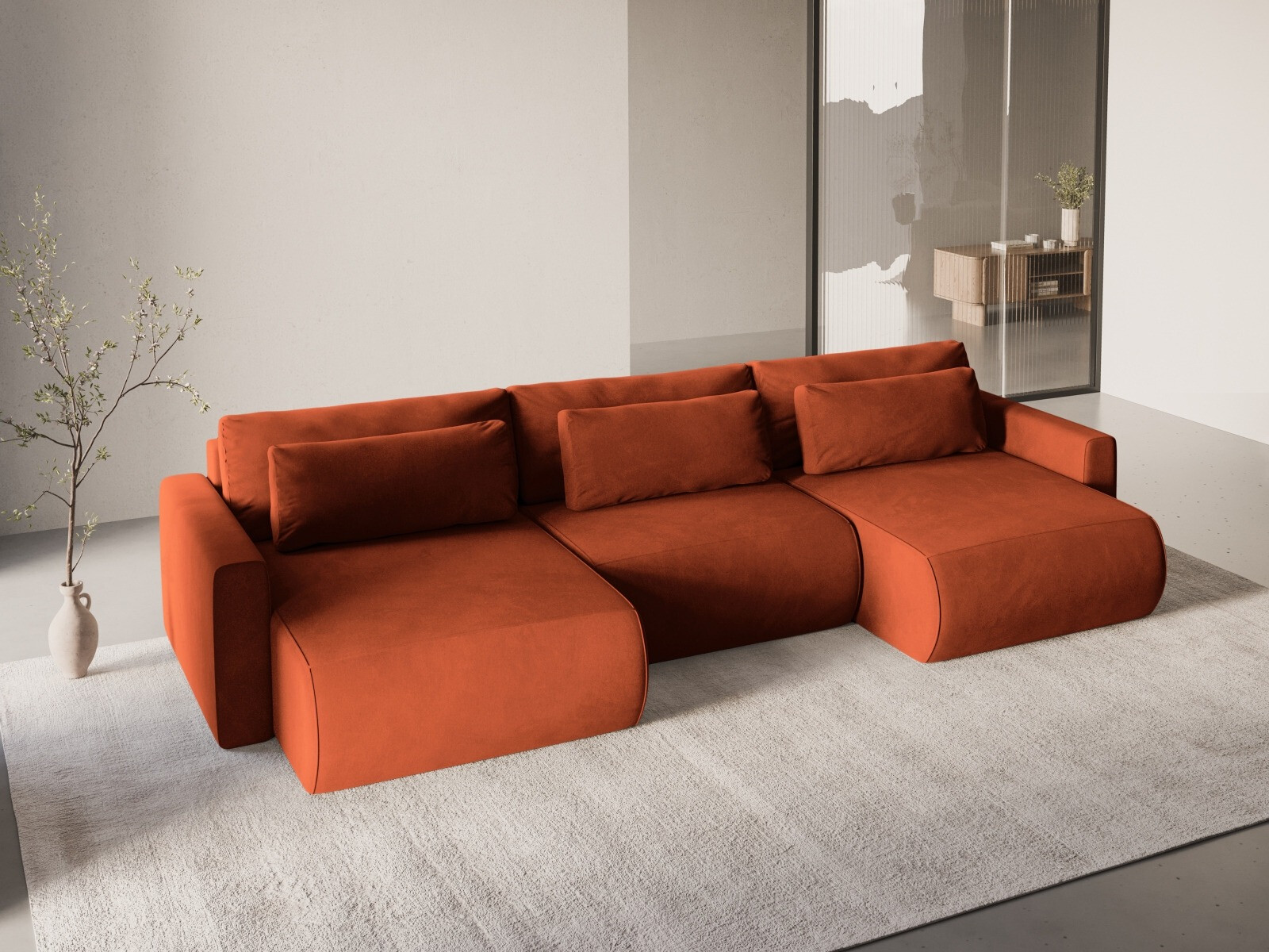 Minkštas kampas Beckley 388 (Magic Velvet 2285)