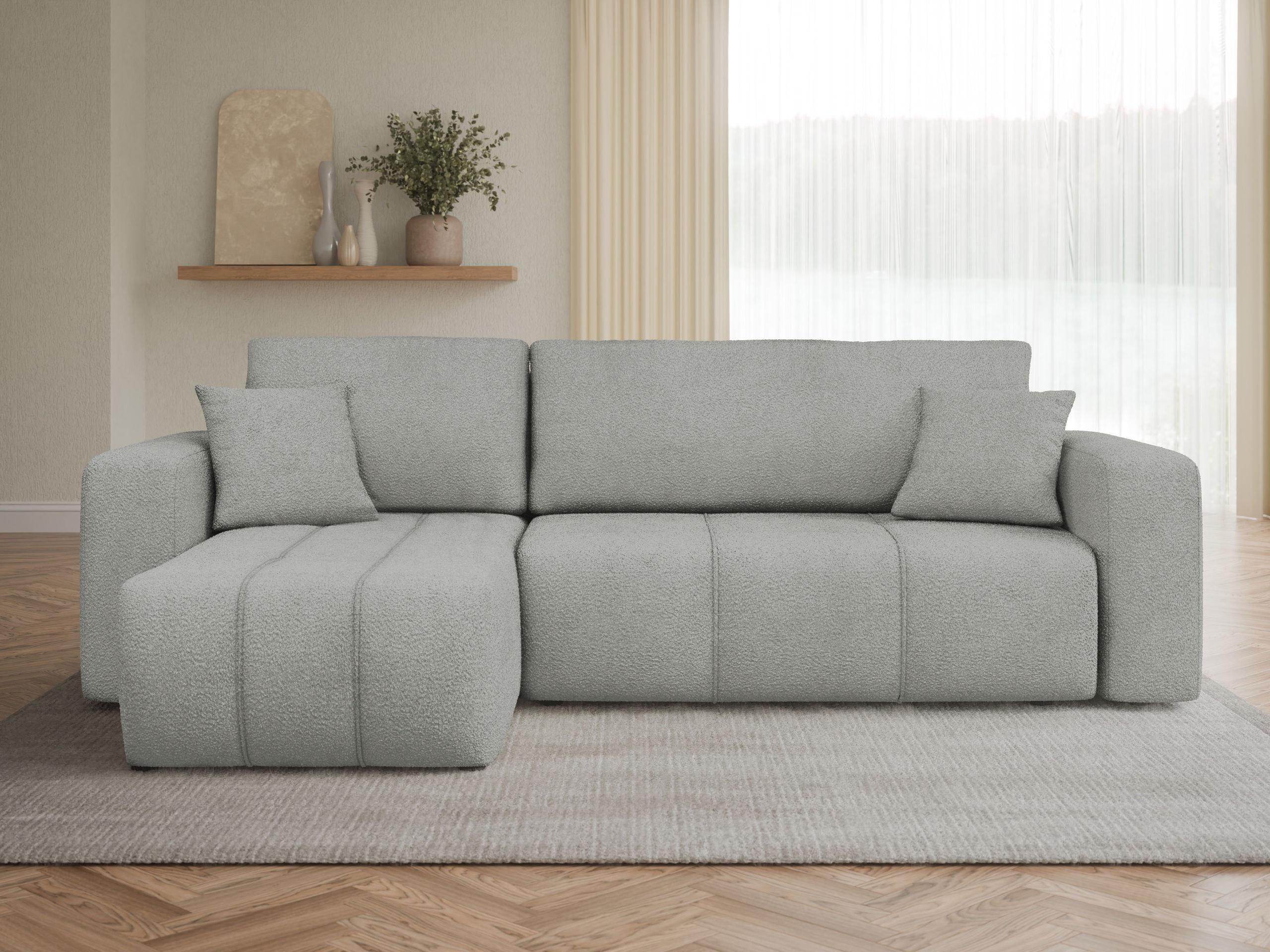 Minkštas kampas Comfivo Laurus (Coral 75)