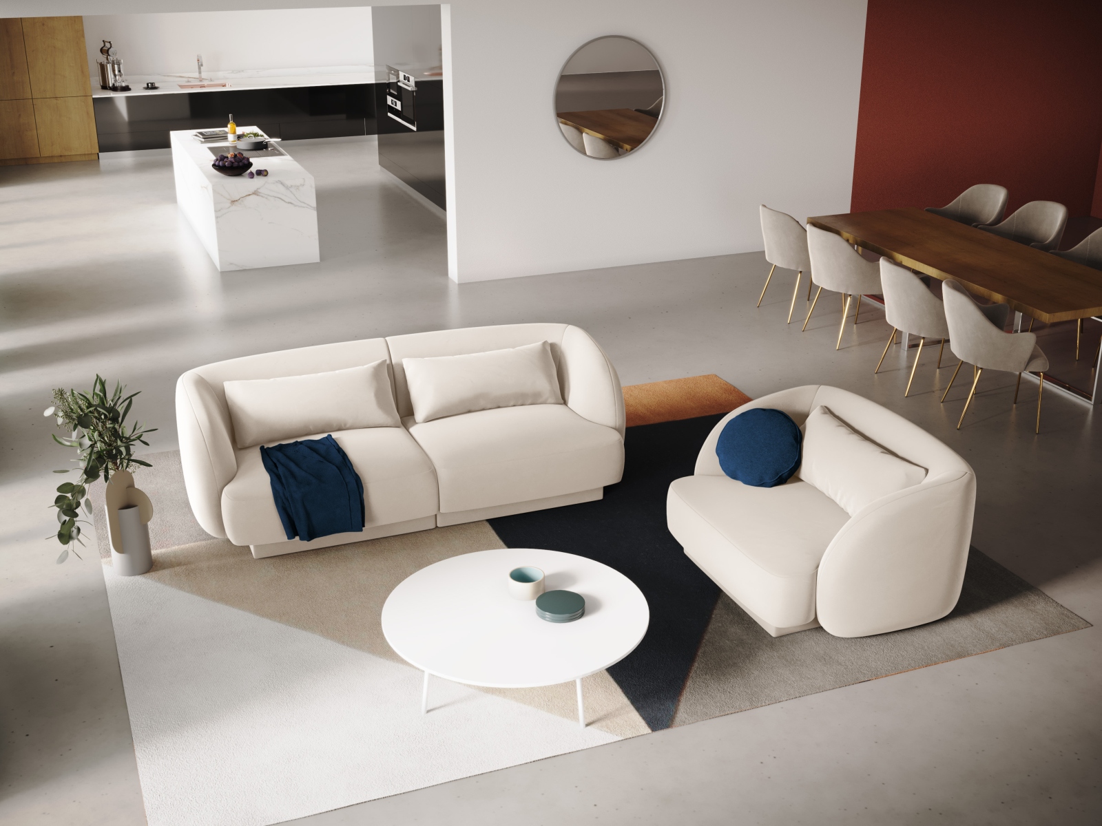 Sofa Feltoro 101 (Bluvel 22)