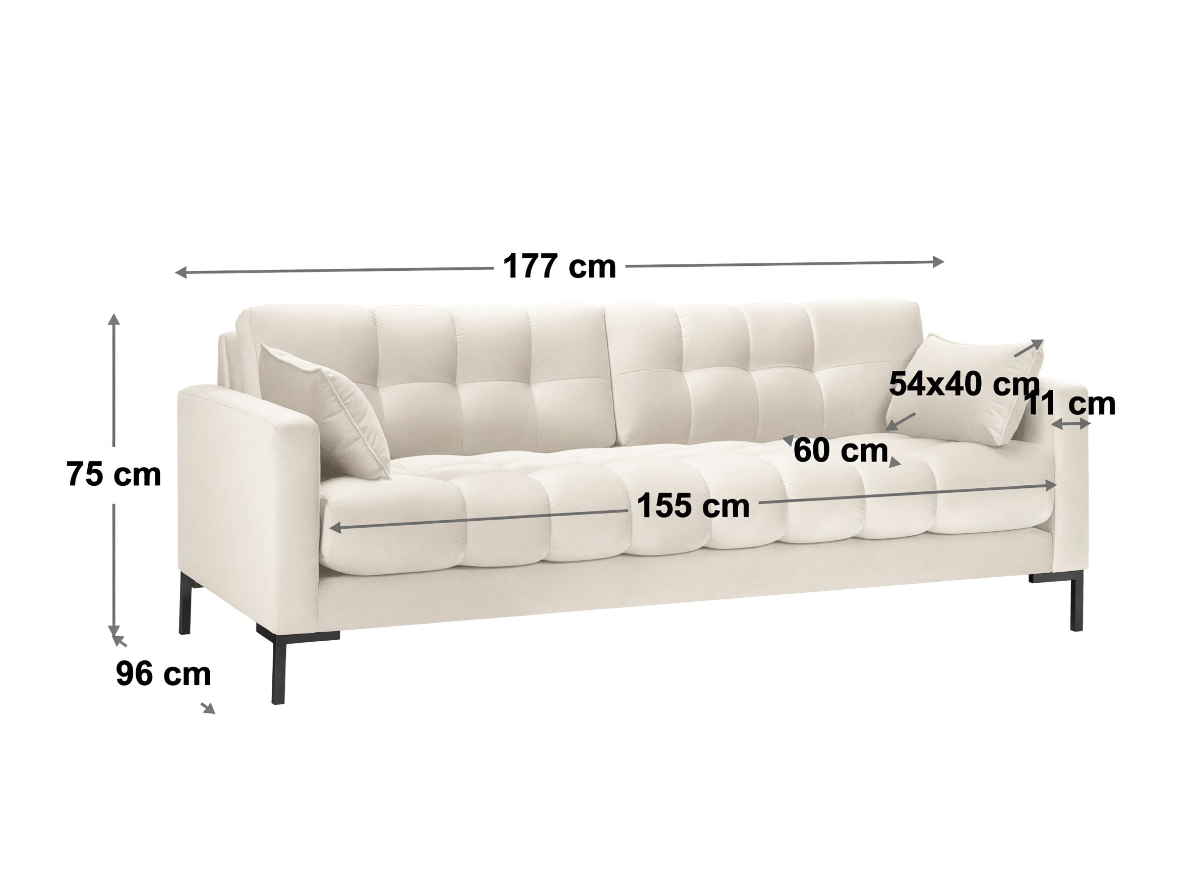 Sofa Lormelo 101 (Bluvel 13)