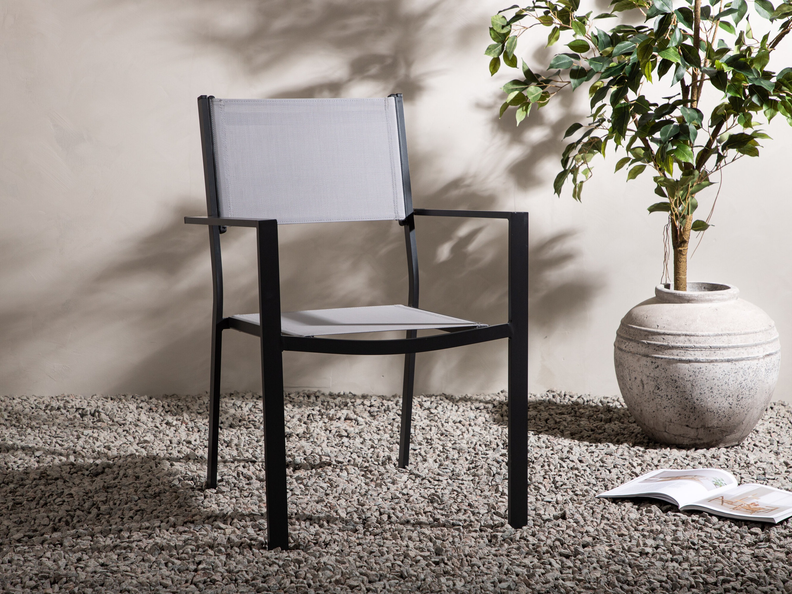 Lauko kėdė Dallas 746 (Juoda)