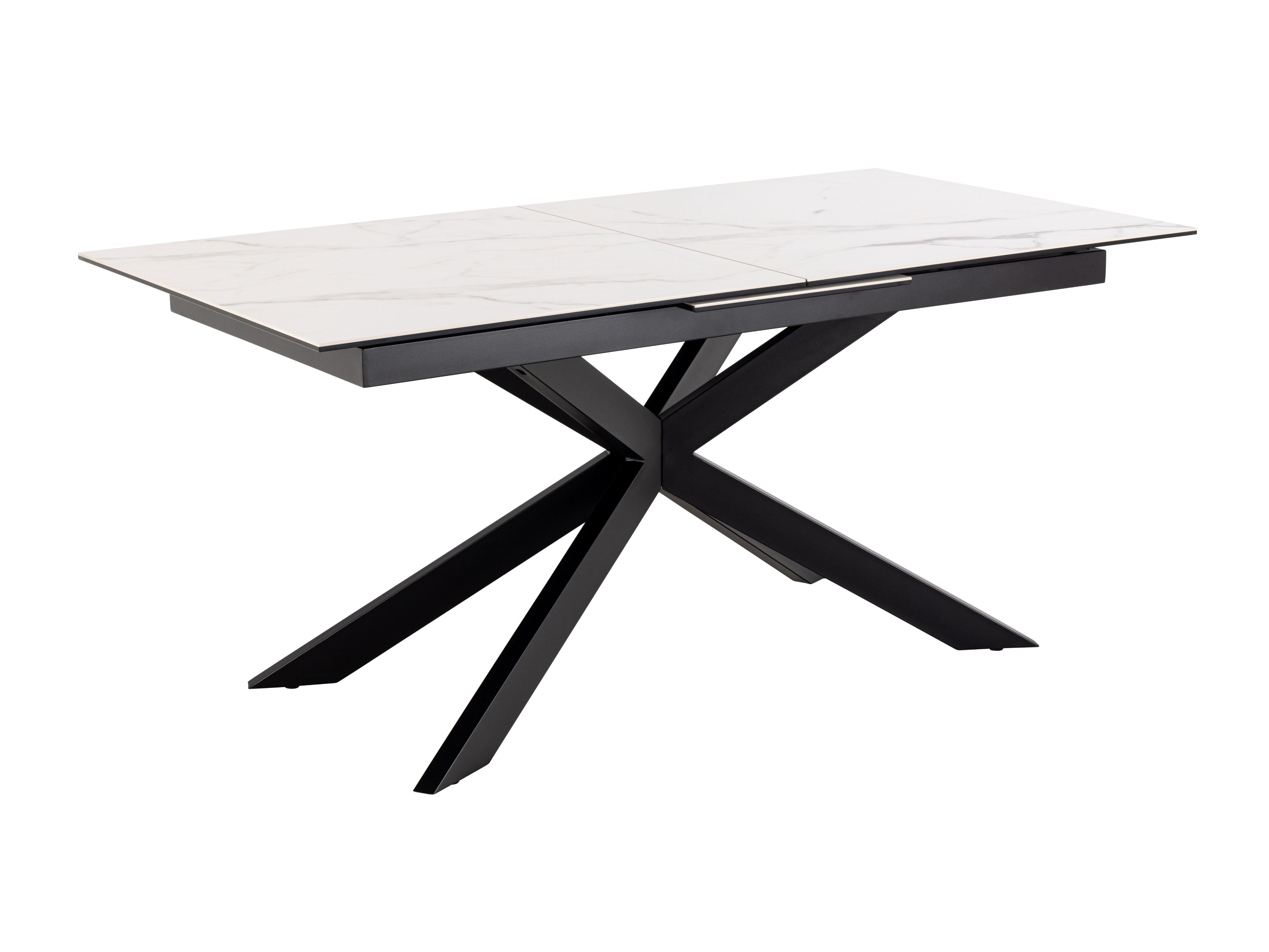 Stalas Norsica 685 (Baltas marmuras + Juoda)