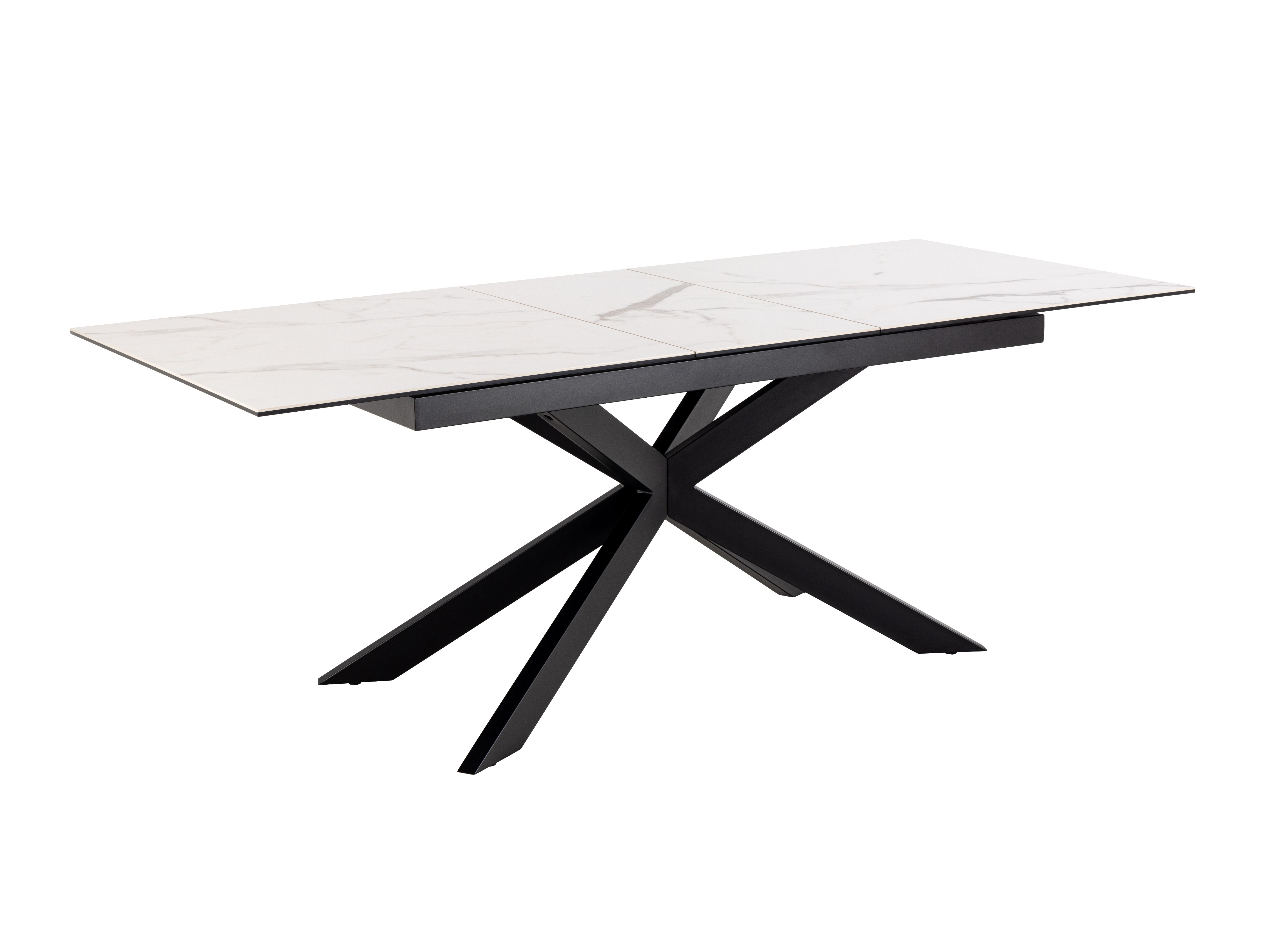 Stalas Norsica 685 (Baltas marmuras + Juoda)