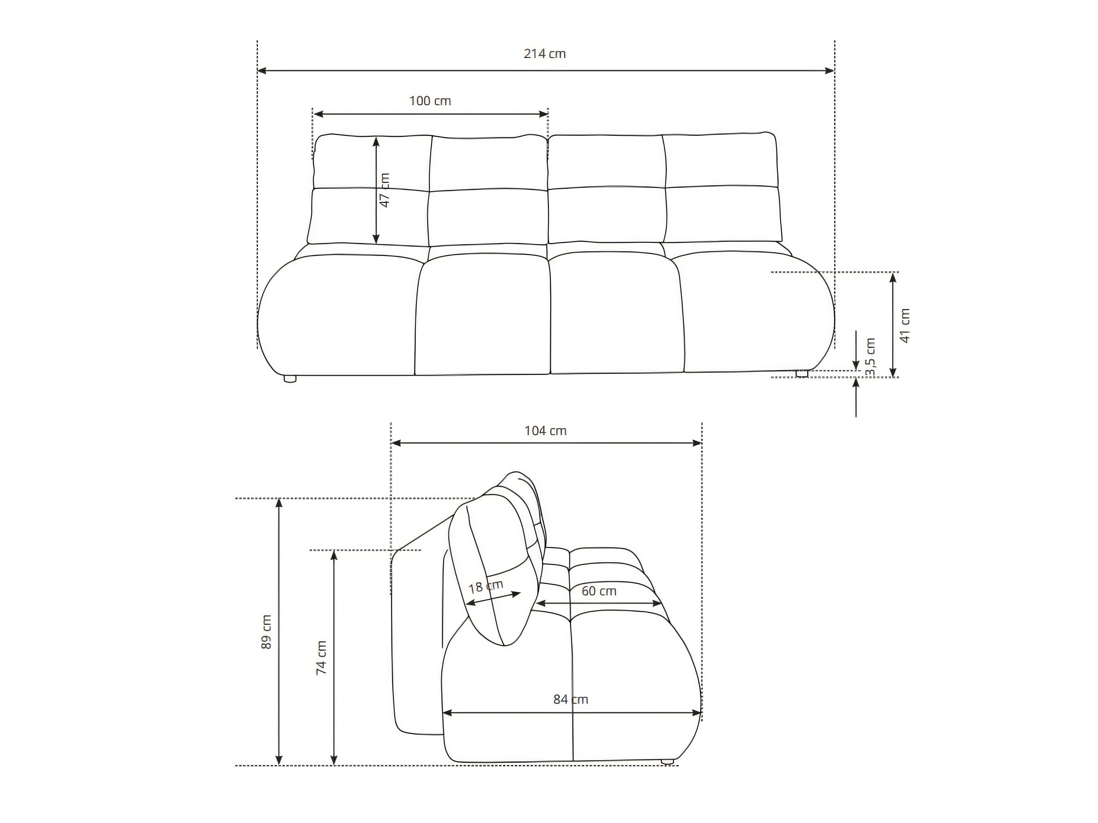 Sofa lova Kingston 205 (Now Or Never 03)