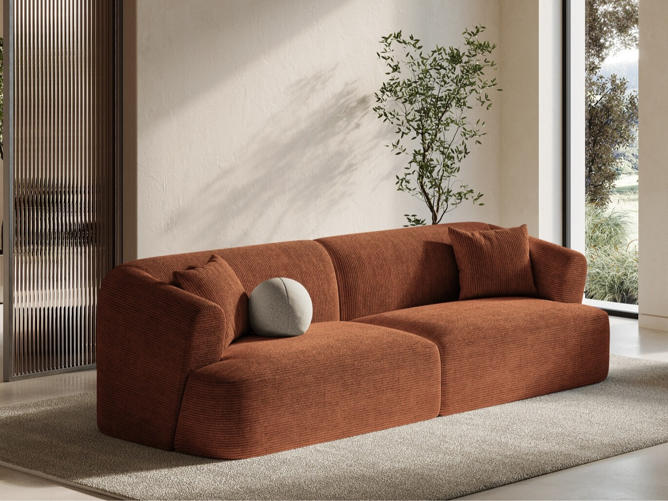 Sofa Felrevu 107 (Lincoln 52D)