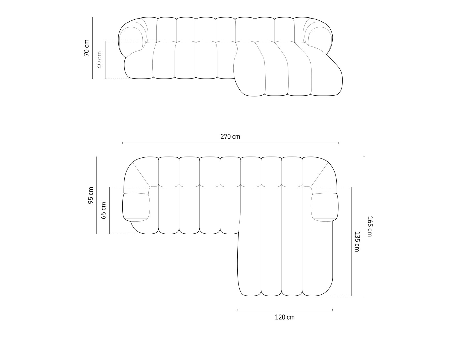Minkštas kampas Calvero 104 (Eden 10)