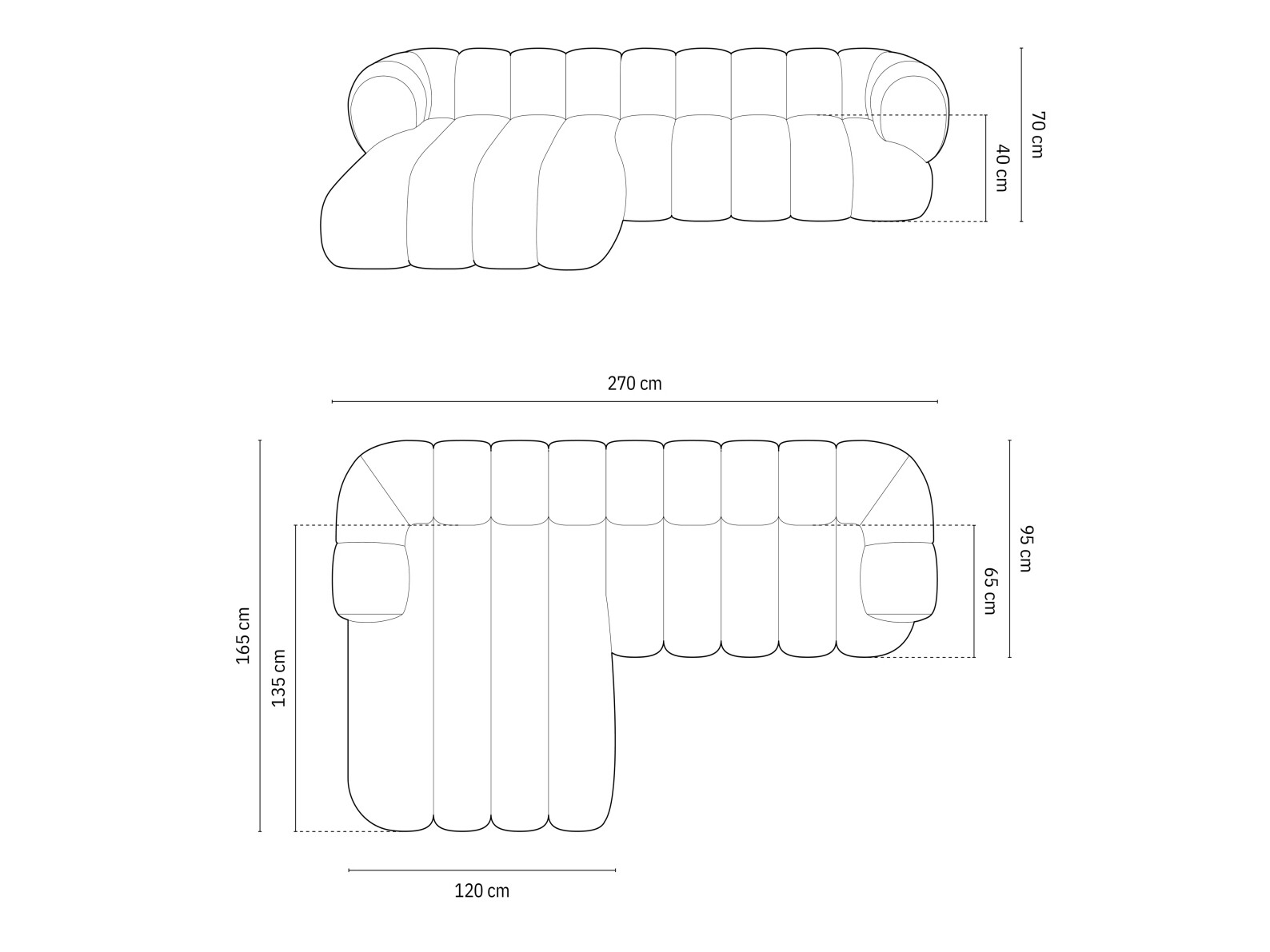 Minkštas kampas Calvero 104 (Eden 12)