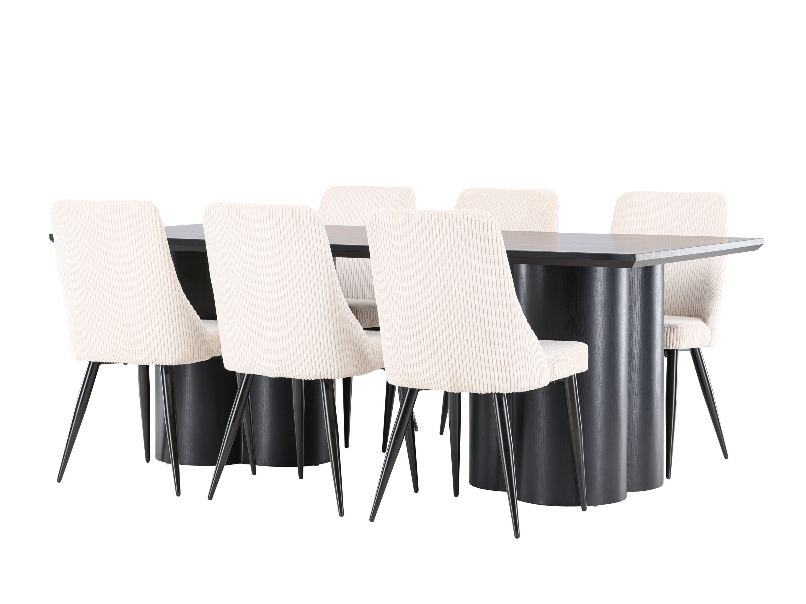 Valgomojo komplektas Dallas 5179 (Juoda)