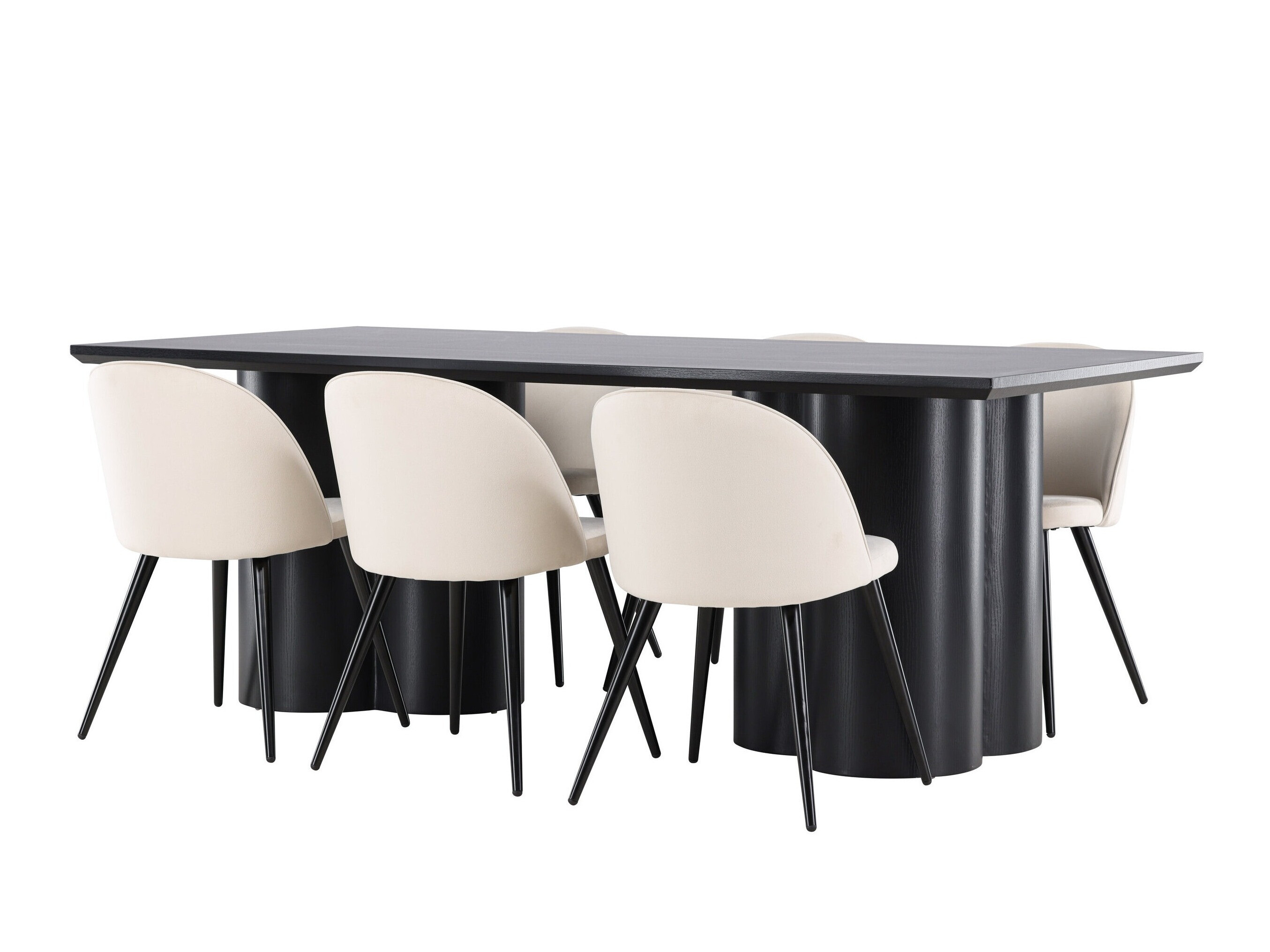 Valgomojo komplektas Dallas 5330 (Juoda)