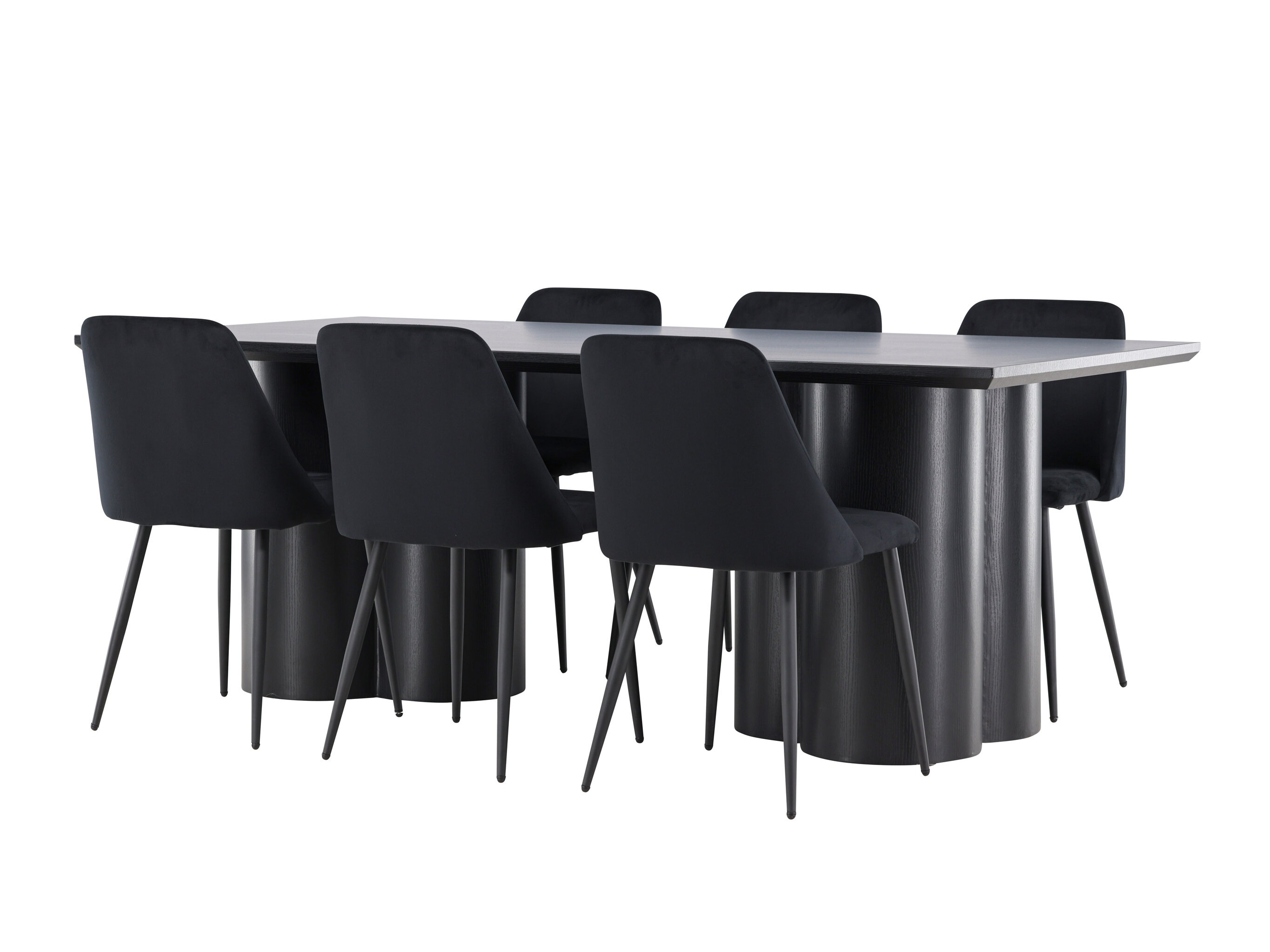 Valgomojo komplektas Dallas 5182 (Juoda)