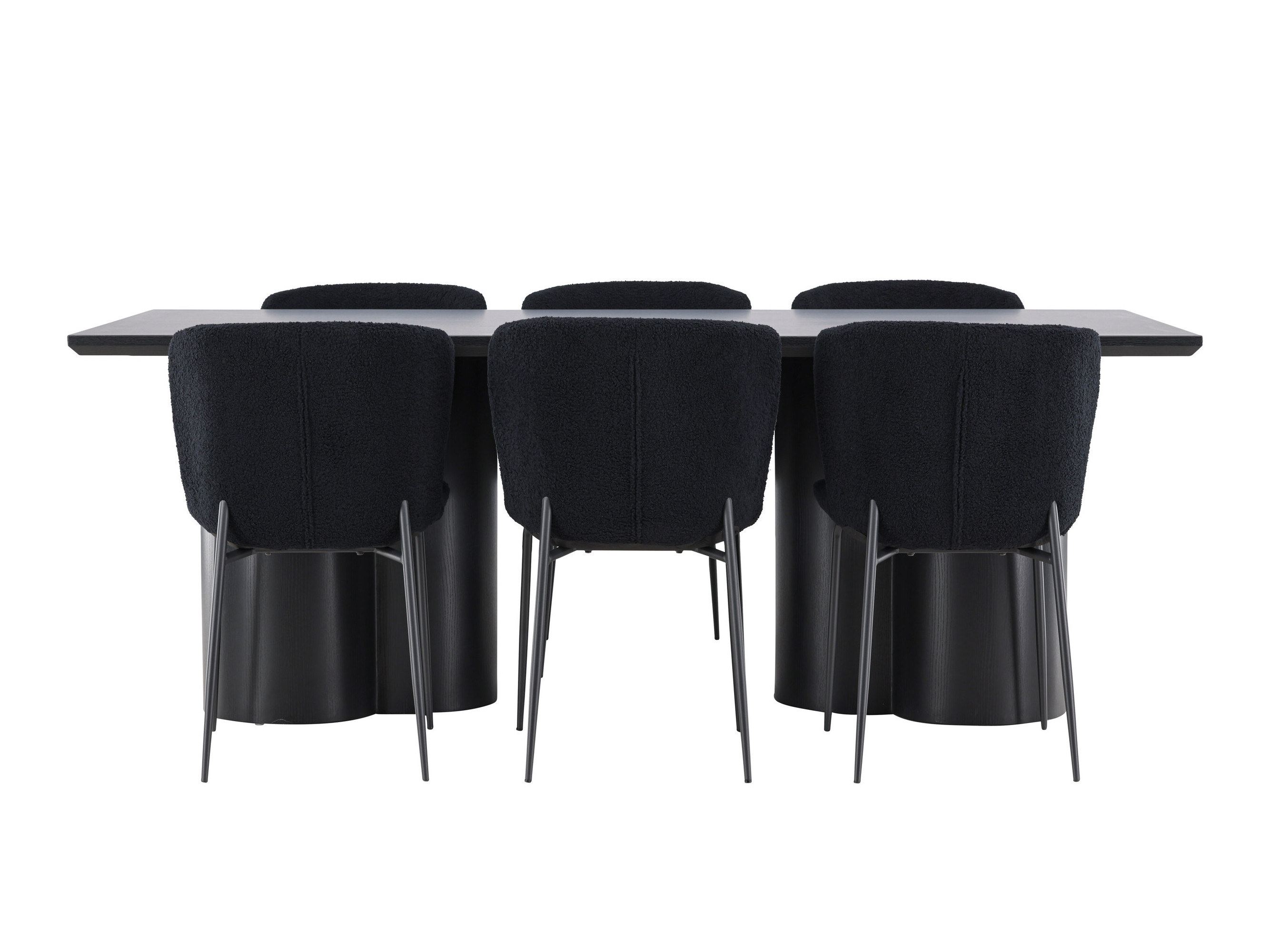 Valgomojo komplektas Dallas 5343 (Juoda)