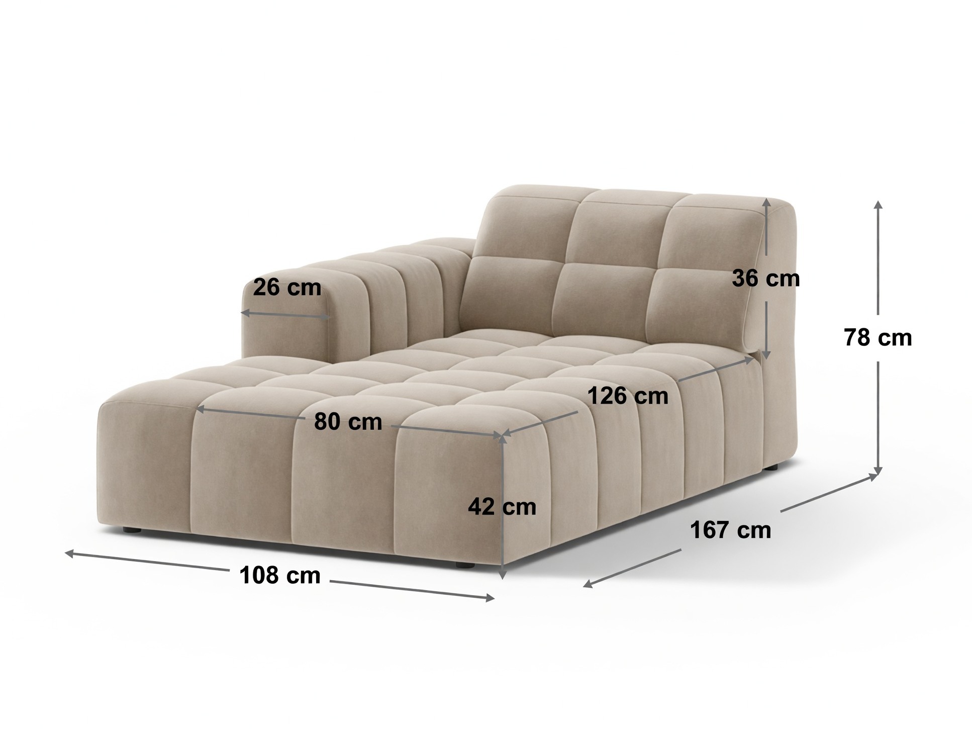 Modulinė sėdimoji dalis Somelo 114 (Bluvel 03)