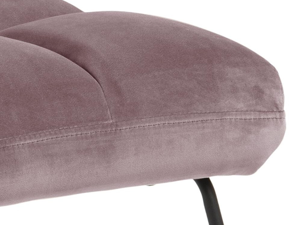 Fotelis Norsica 370 (Dusty rožinė + Juoda)
