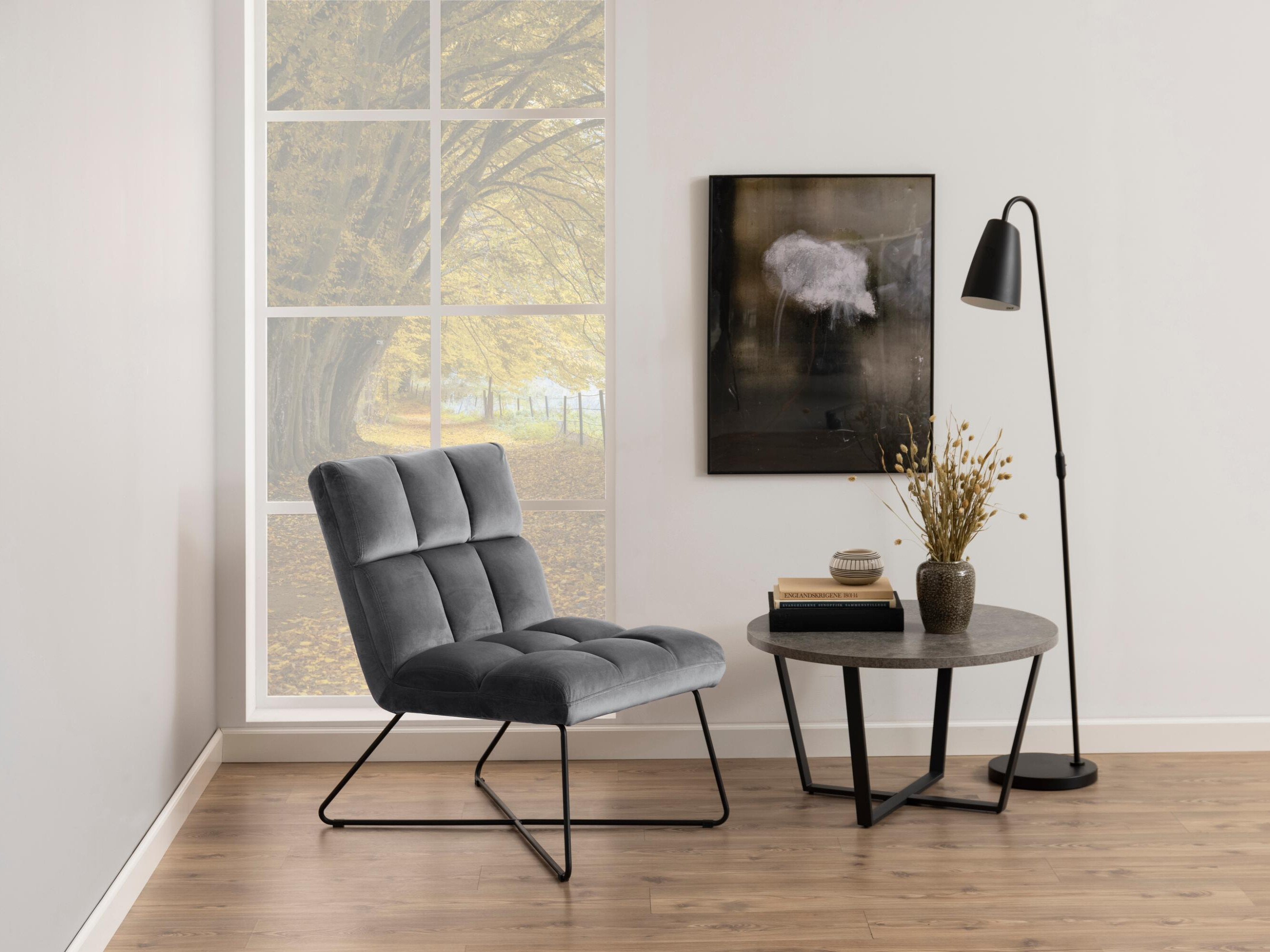 Fotelis Norsica 370 (Tamsi pilka + Juoda)
