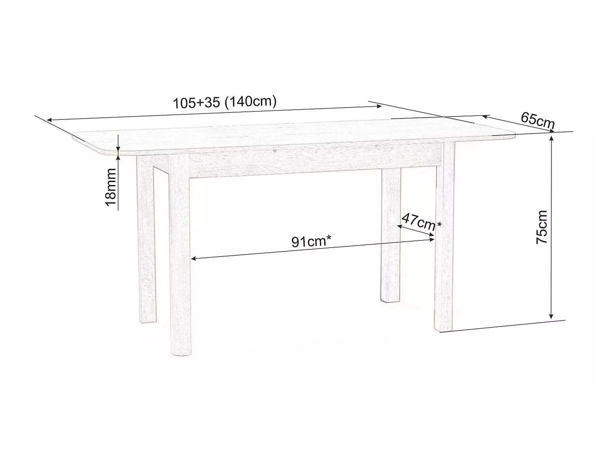 Stalas ST9004