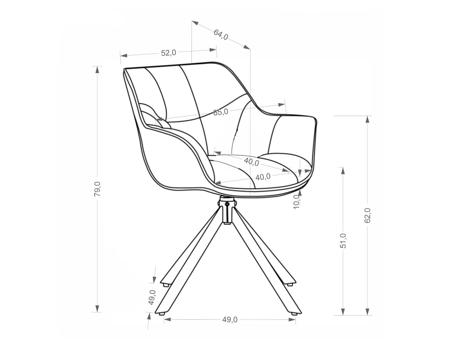 Kėdė Houston 2155 (Mavel 38)
