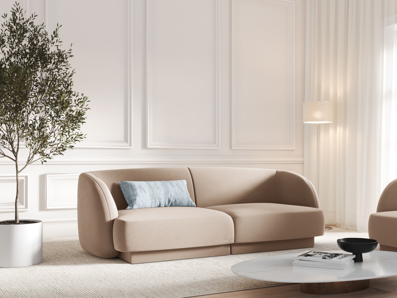Modulinė sofa Tivlomi 100 (Bluvel 40)