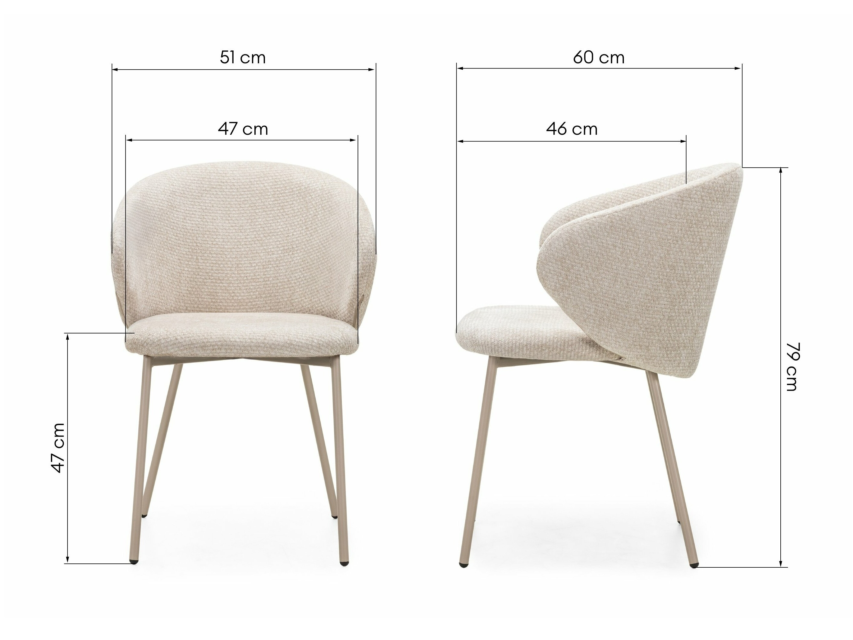 Kėdė Burleson 400 (Šviesi smėlinė + Juoda)
