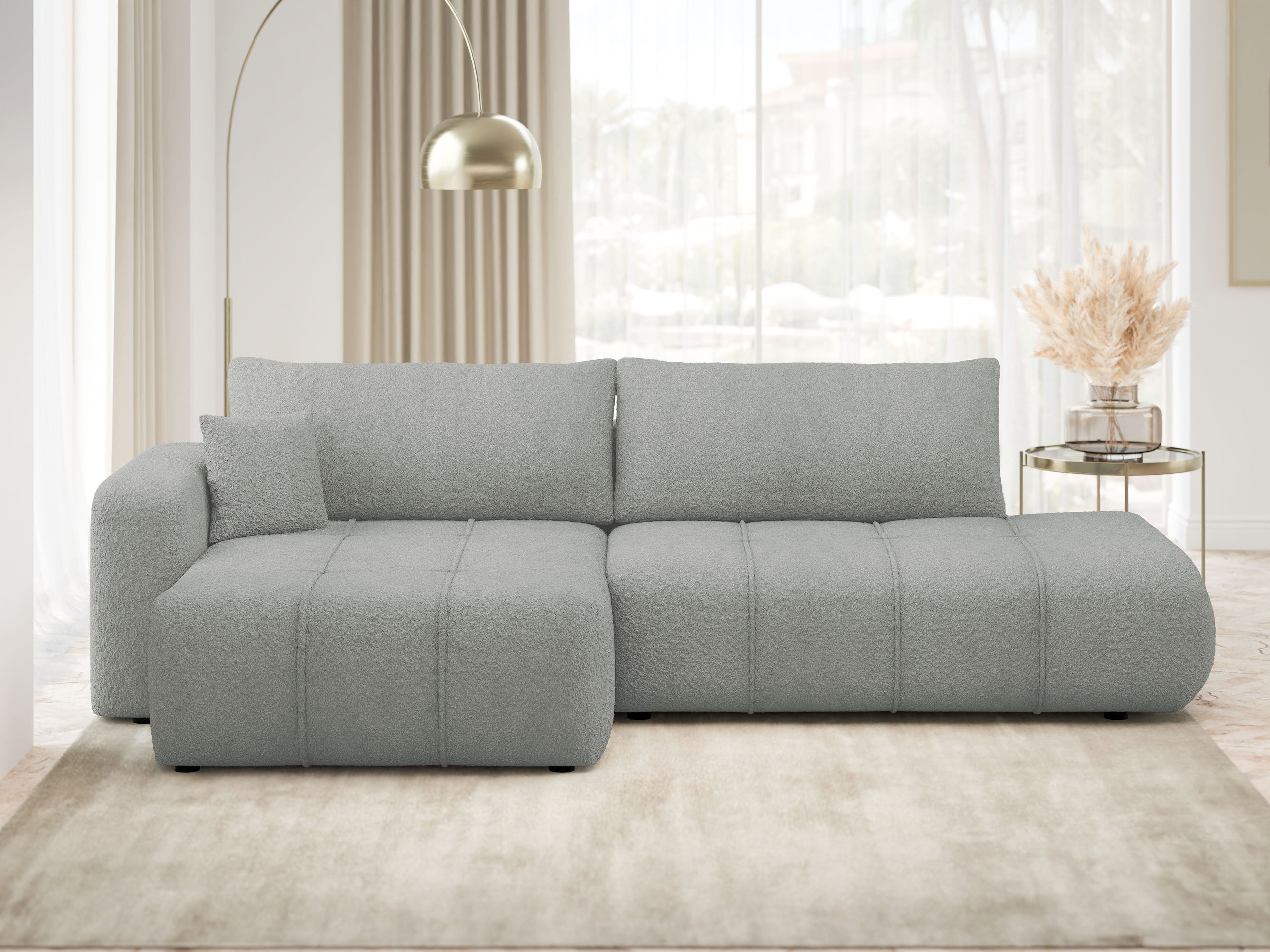 Minkštas kampas Comfivo Laurus III (Coral 75)