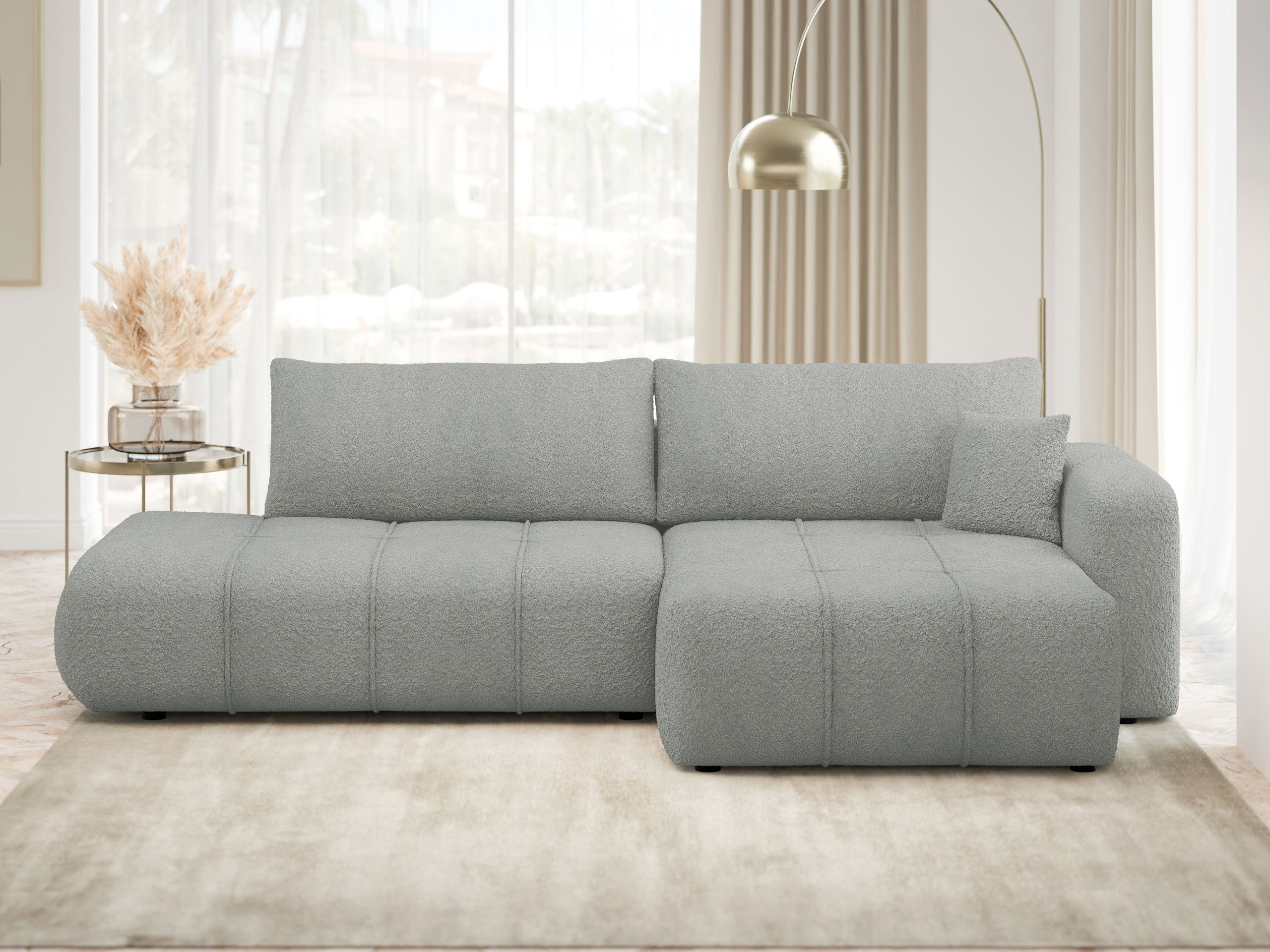 Minkštas kampas Comfivo Laurus III (Coral 75)