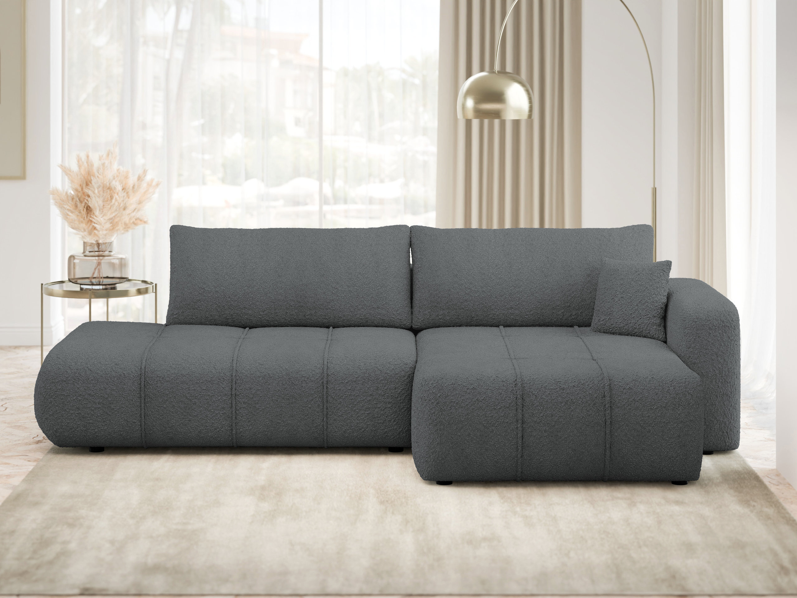 Minkštas kampas Comfivo Laurus III (Coral 80)