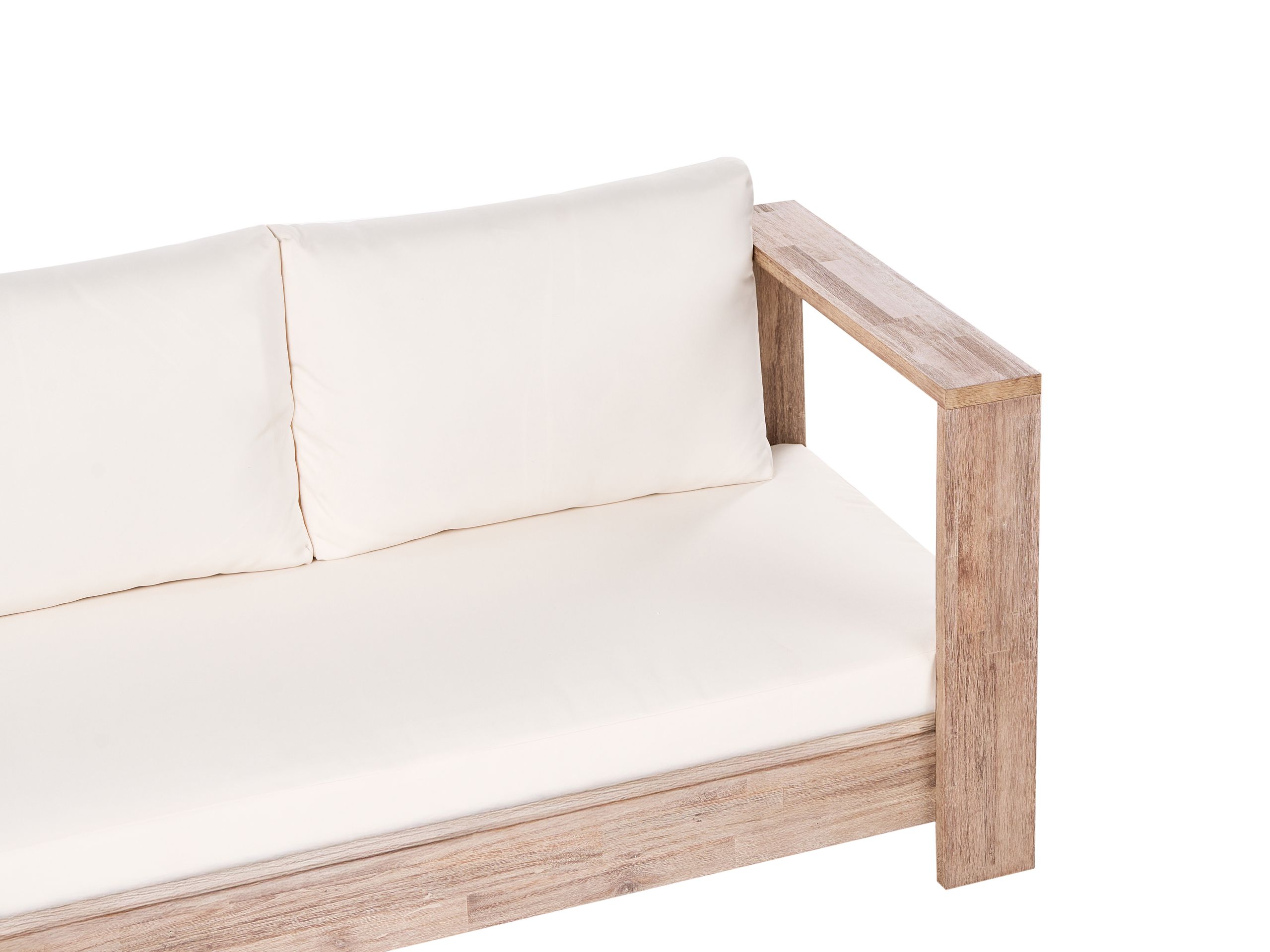Lauko sofa Berwyn 2548 (Balta + Akacija)