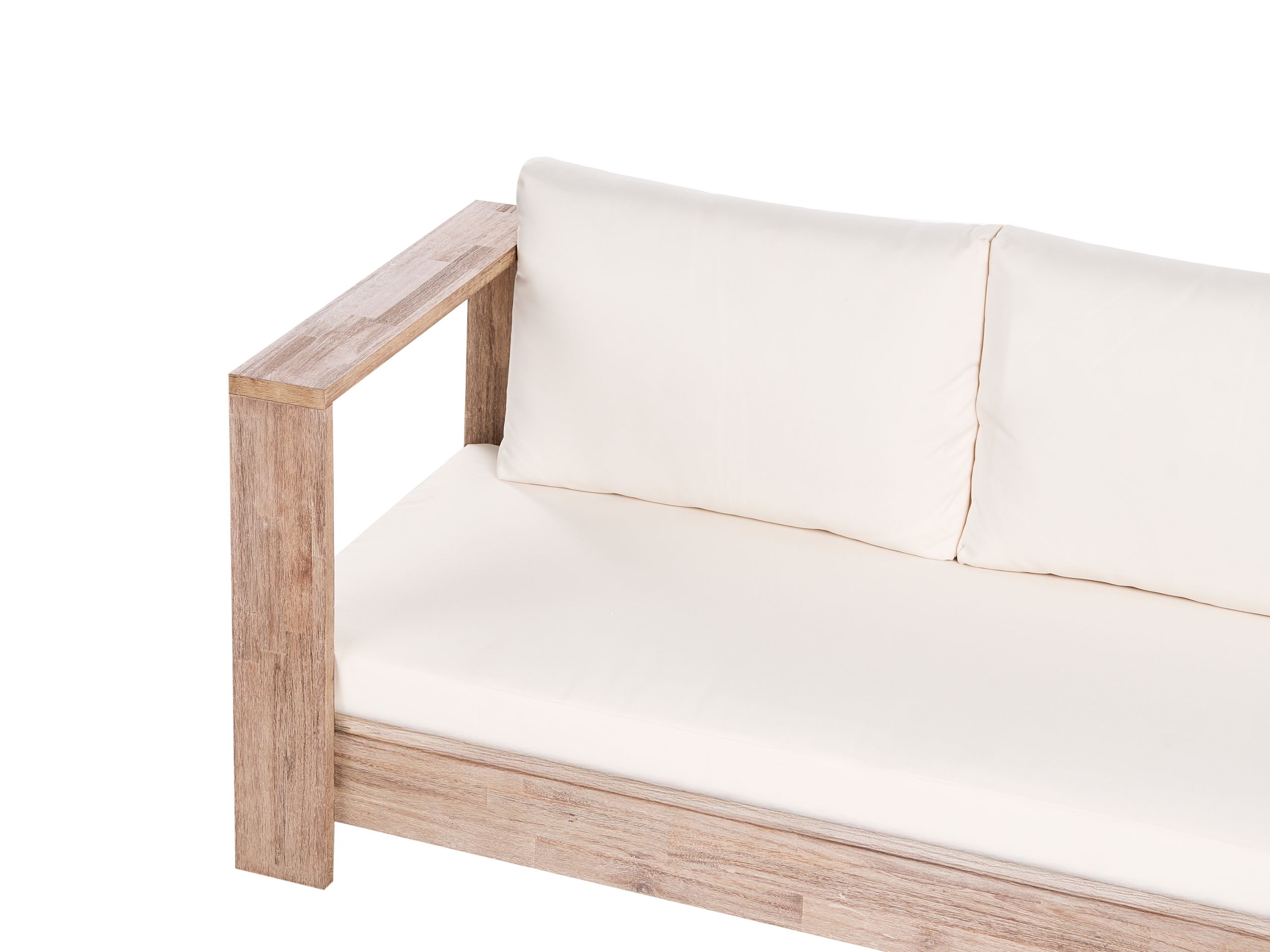 Lauko sofa Berwyn 2548 (Balta + Akacija)