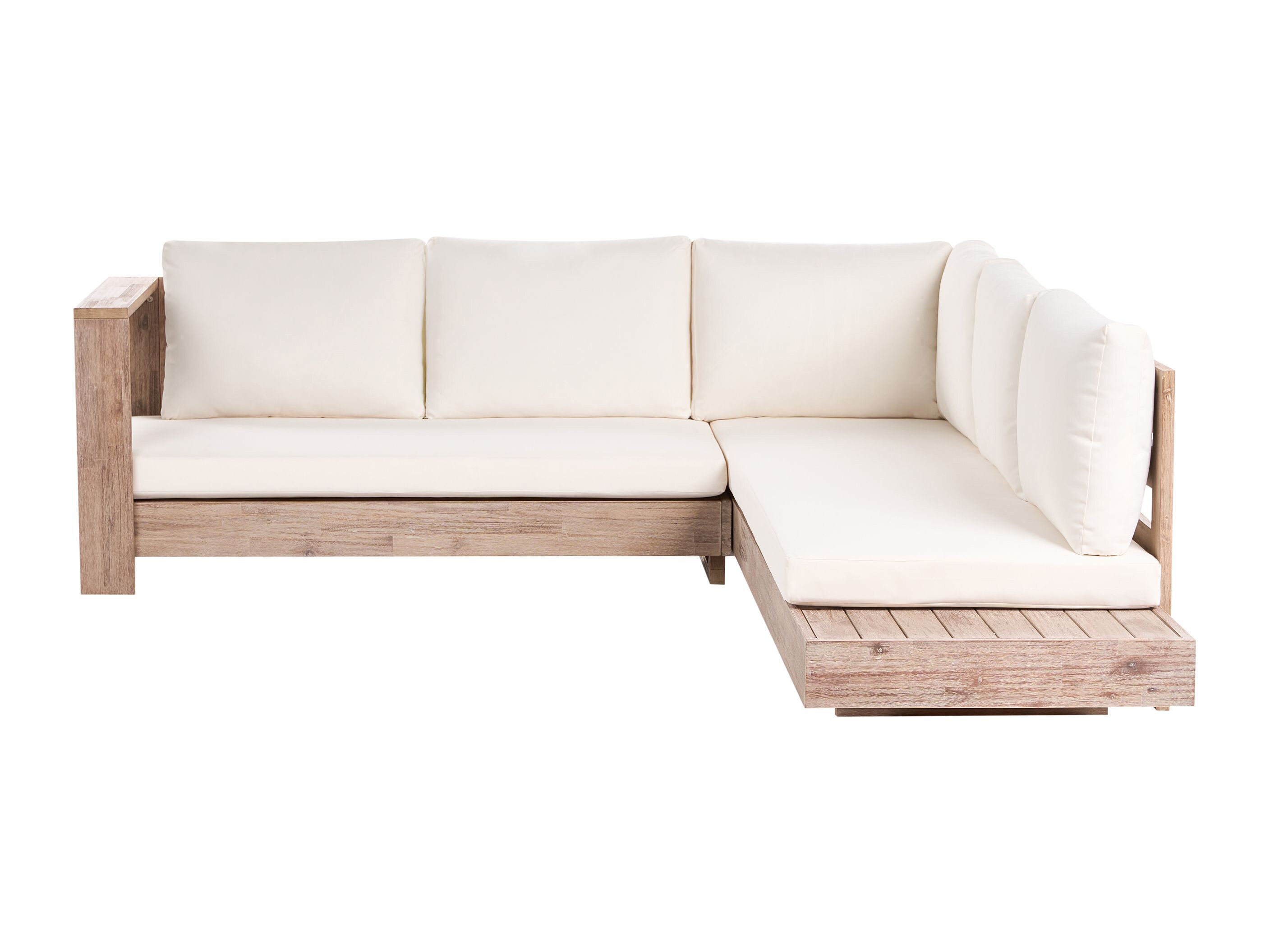 Lauko sofa Berwyn 2548 (Balta + Akacija)