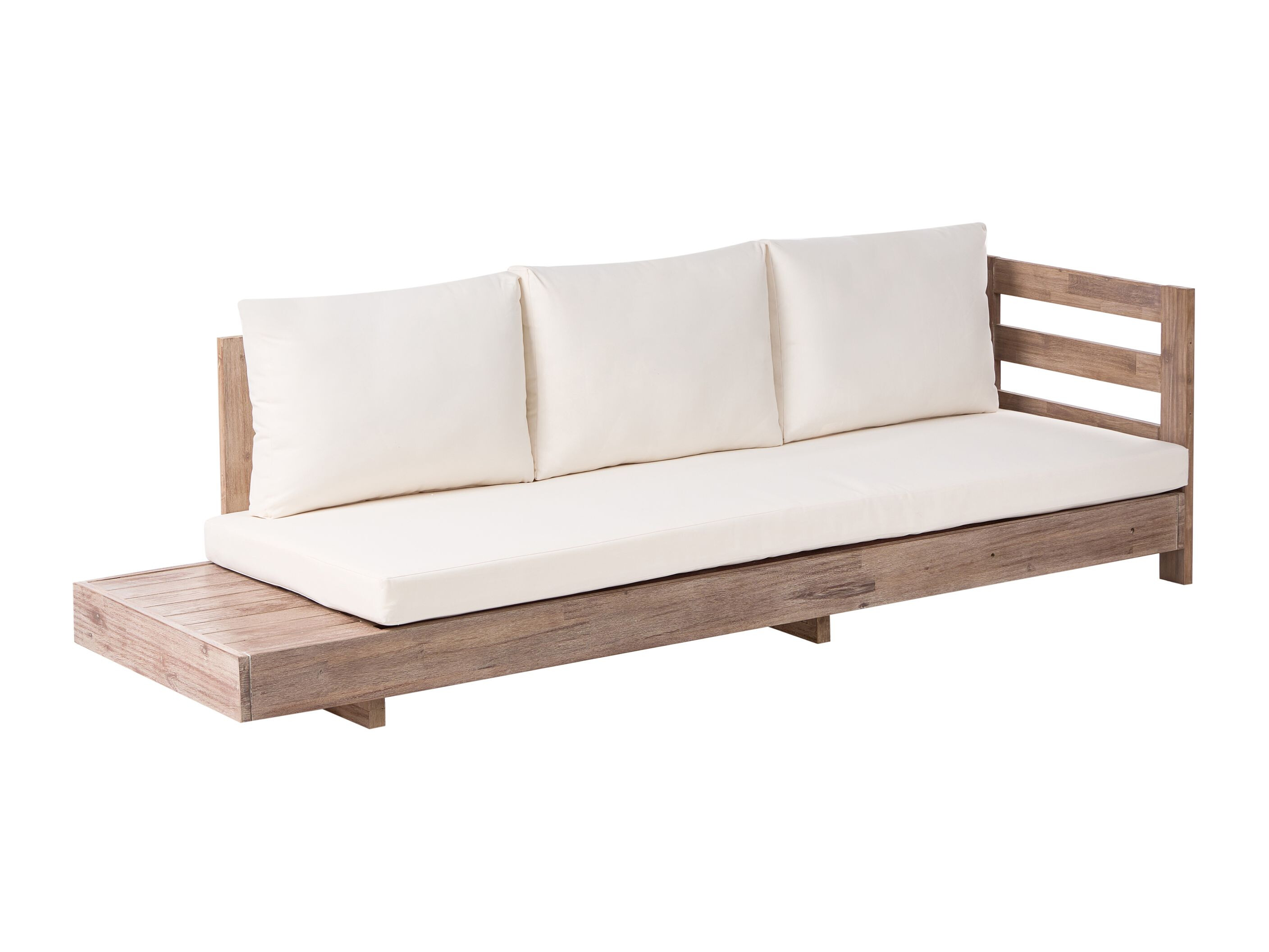 Lauko sofa Berwyn 2548 (Balta + Akacija)