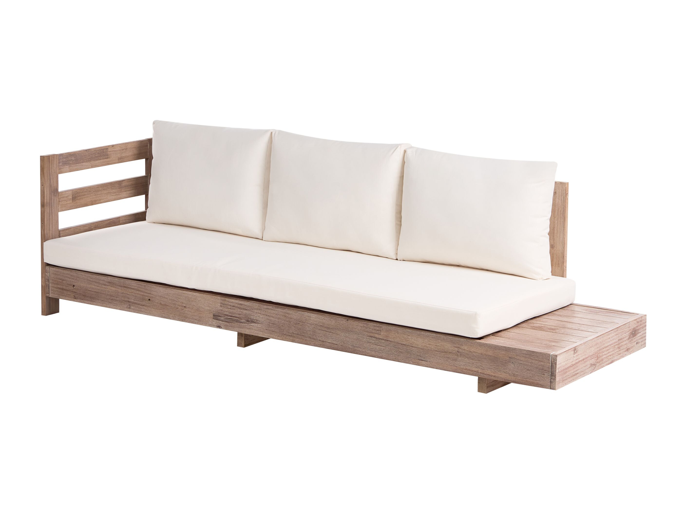 Lauko sofa Berwyn 2548 (Balta + Akacija)