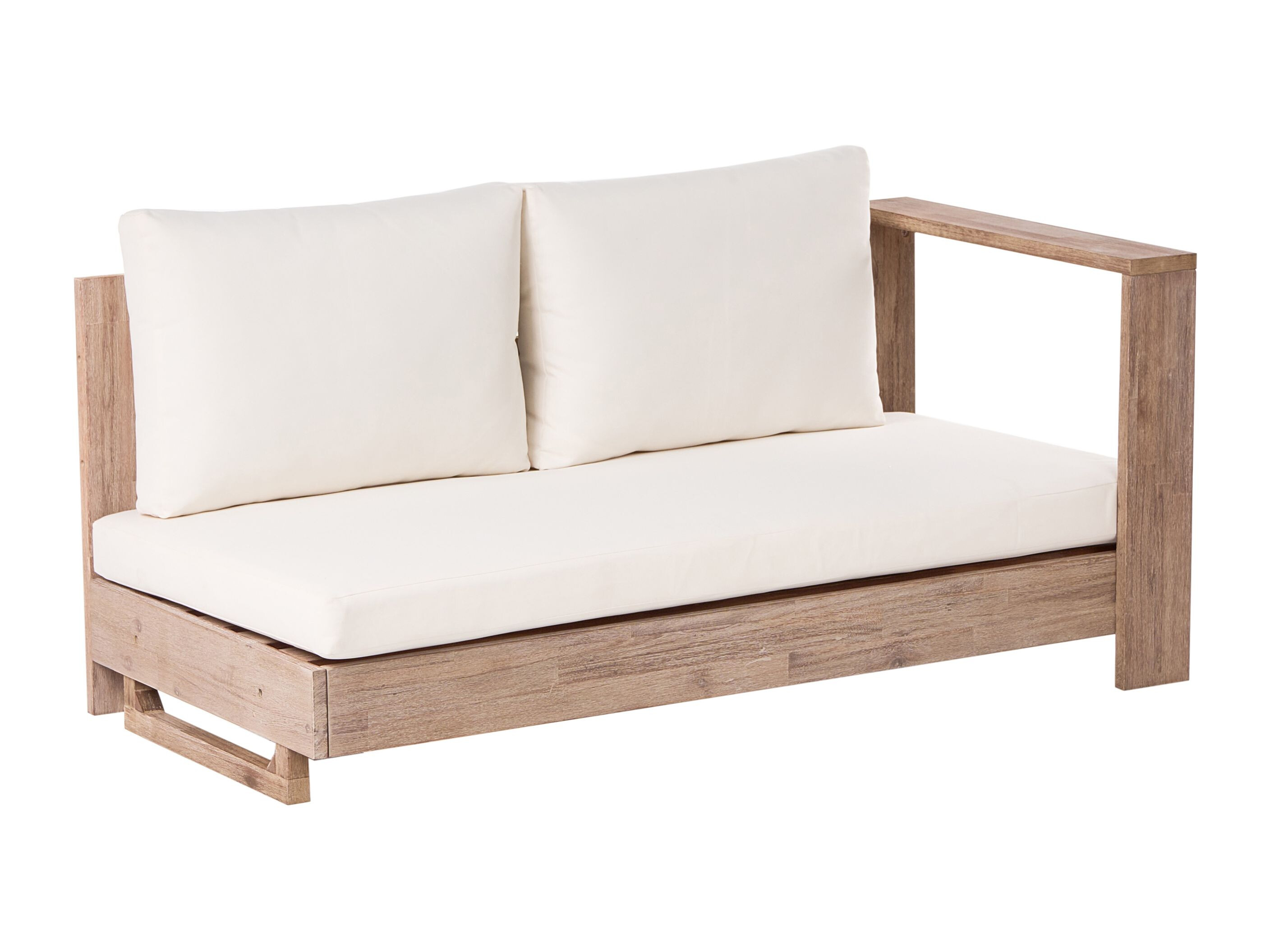 Lauko sofa Berwyn 2548 (Balta + Akacija)