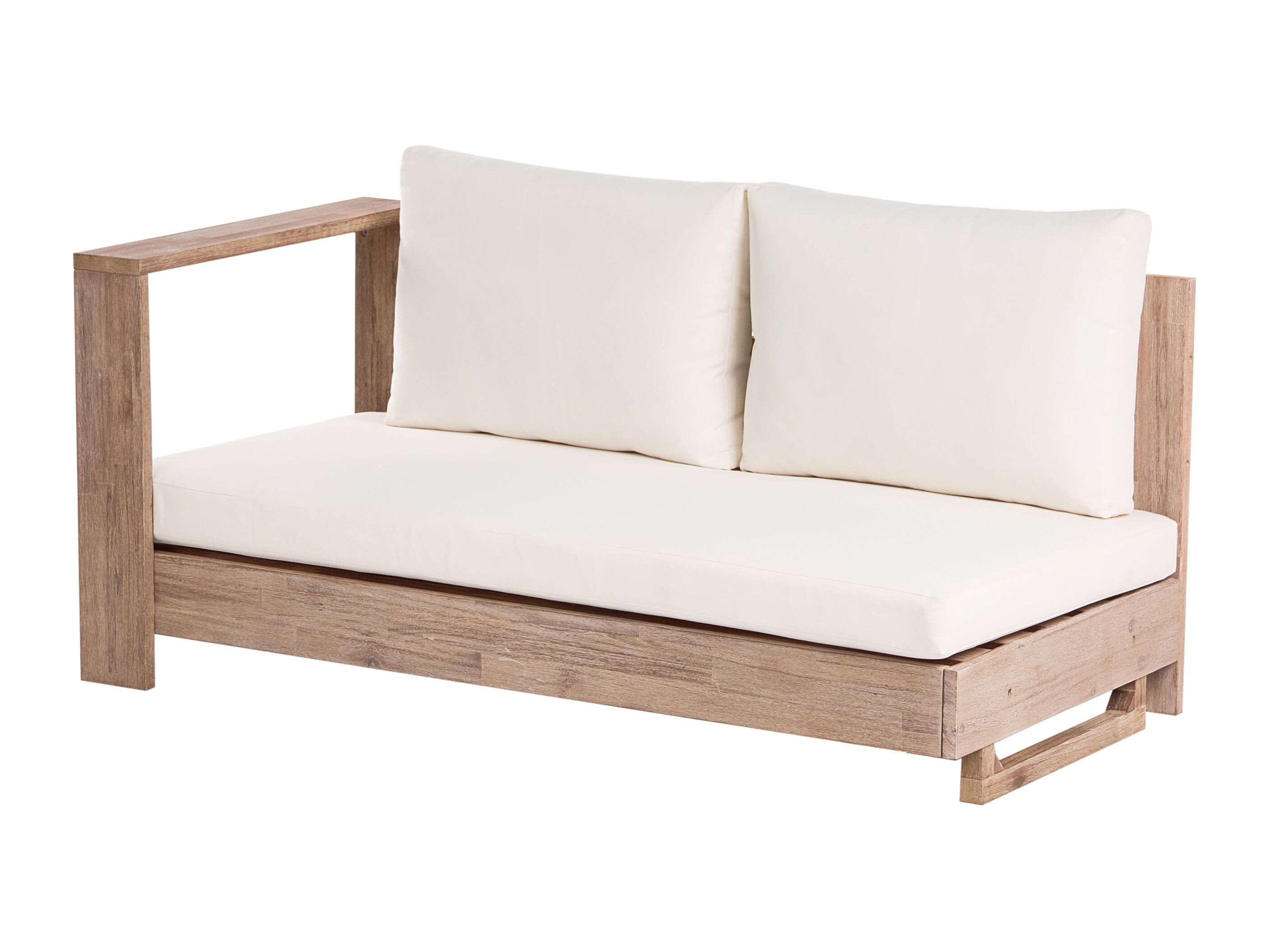 Lauko sofa Berwyn 2548 (Balta + Akacija)