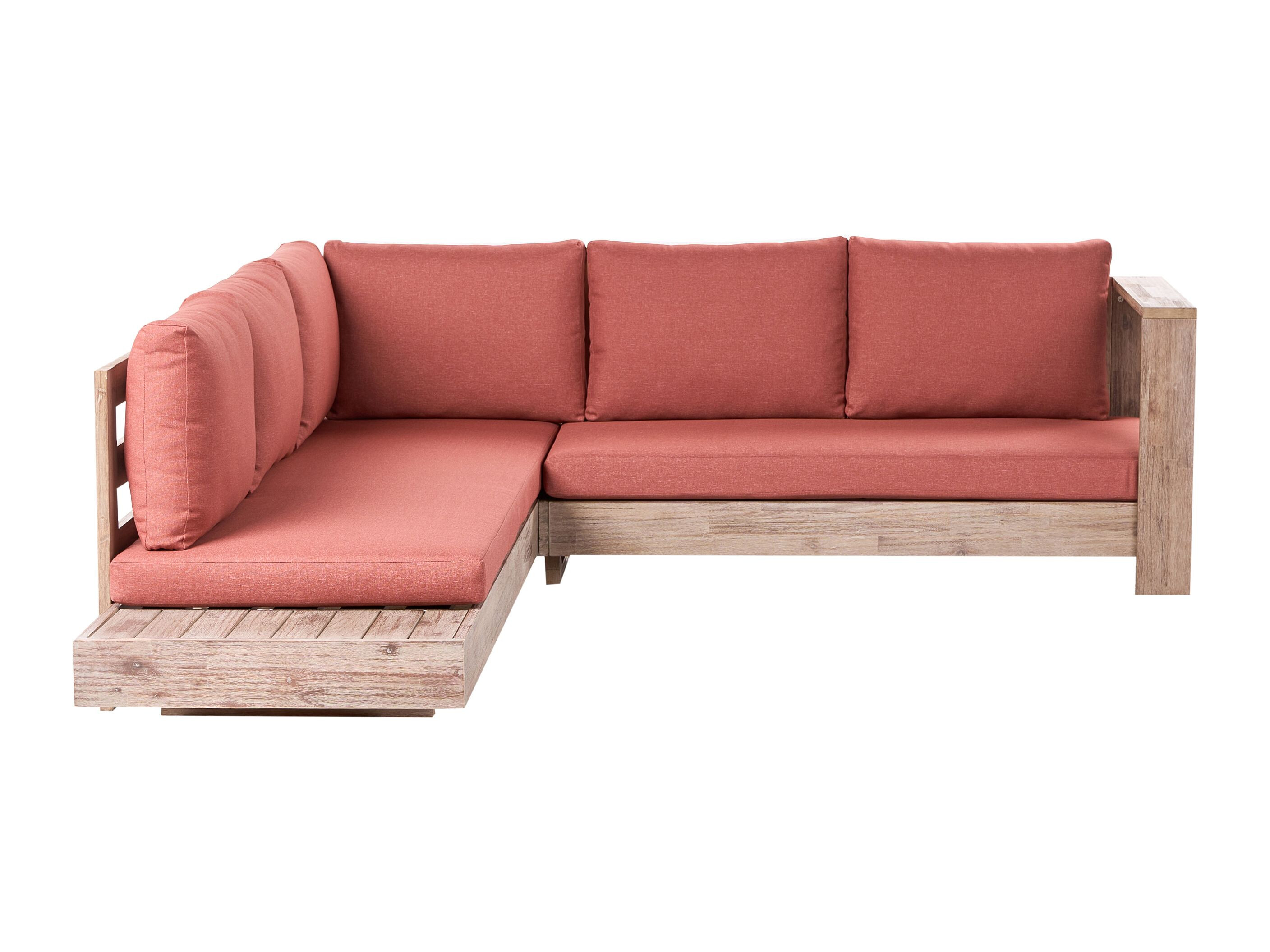 Lauko sofa Berwyn 2548 (Raudona + Akacija)