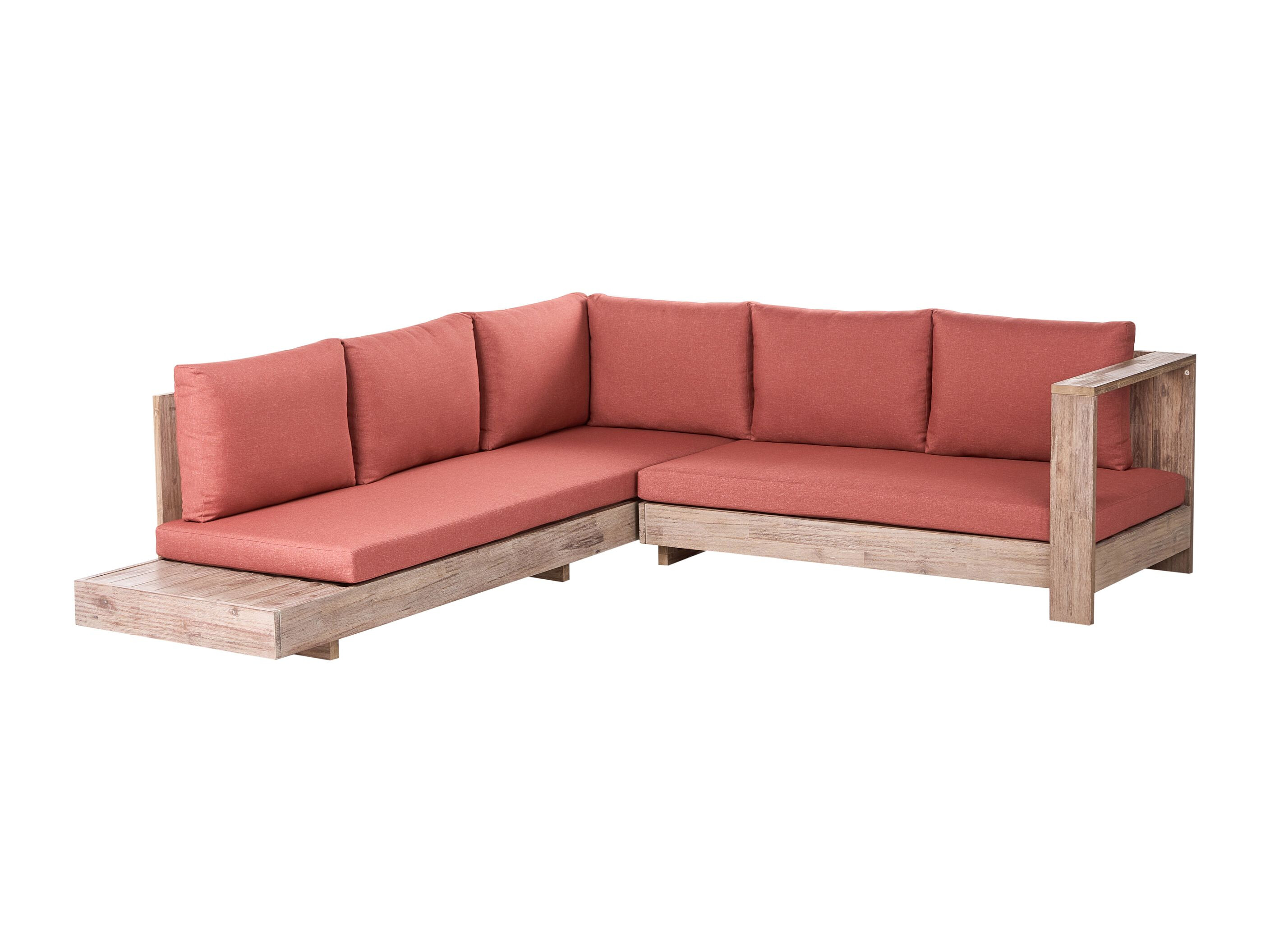 Lauko sofa Berwyn 2548 (Raudona + Akacija)