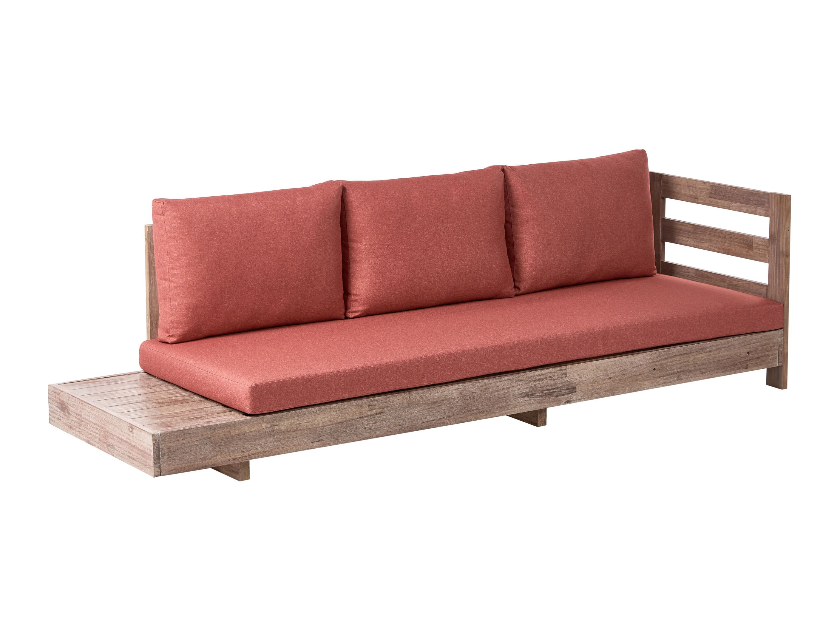 Lauko sofa Berwyn 2548 (Raudona + Akacija)