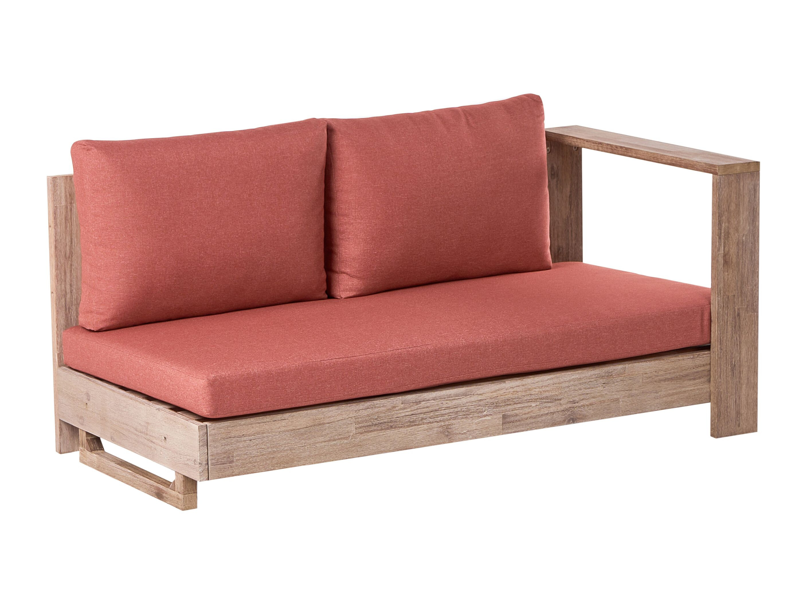 Lauko sofa Berwyn 2548 (Raudona + Akacija)
