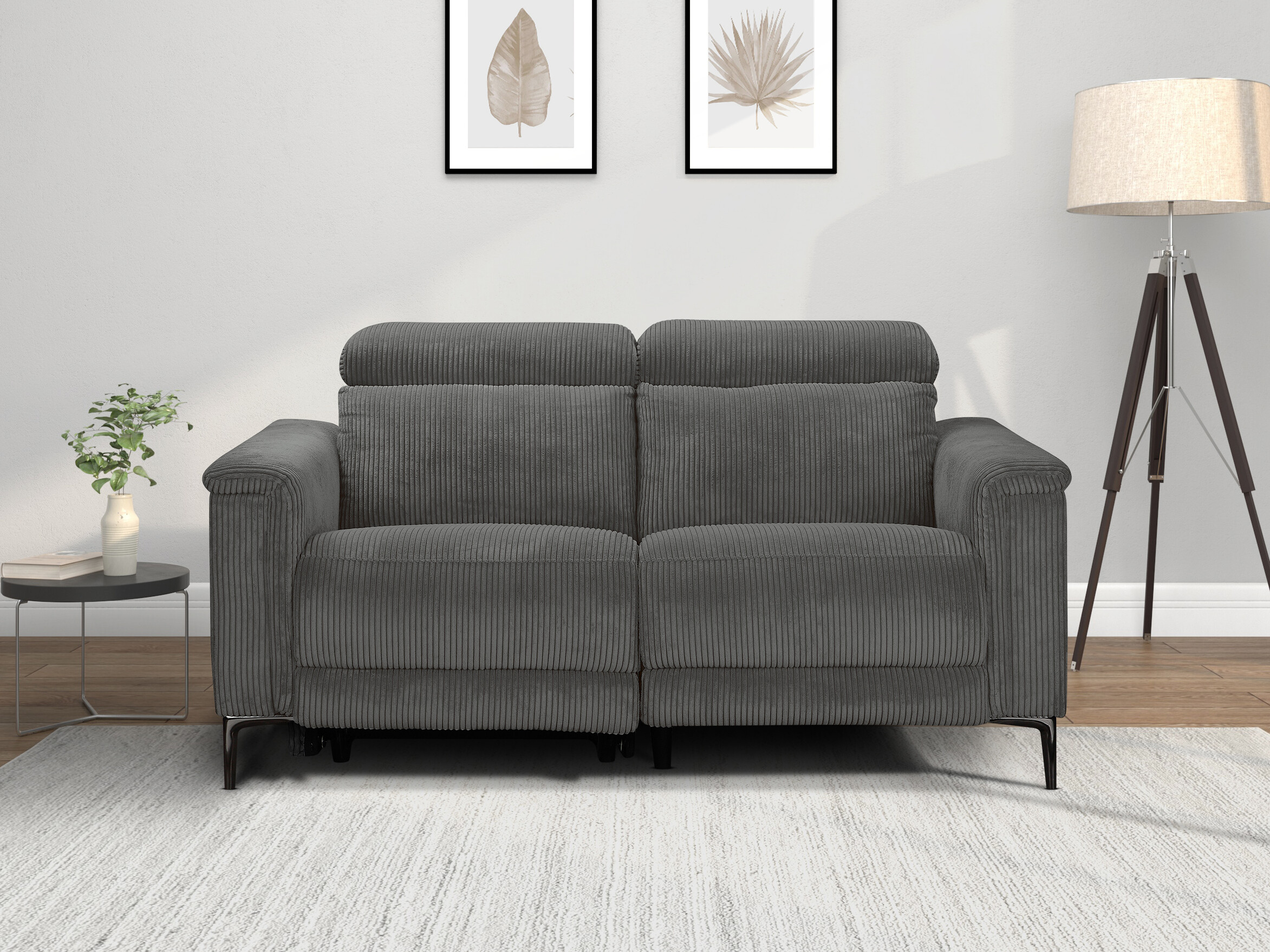Sofa reglaineris Denton 1360 (Tamsi pilka)